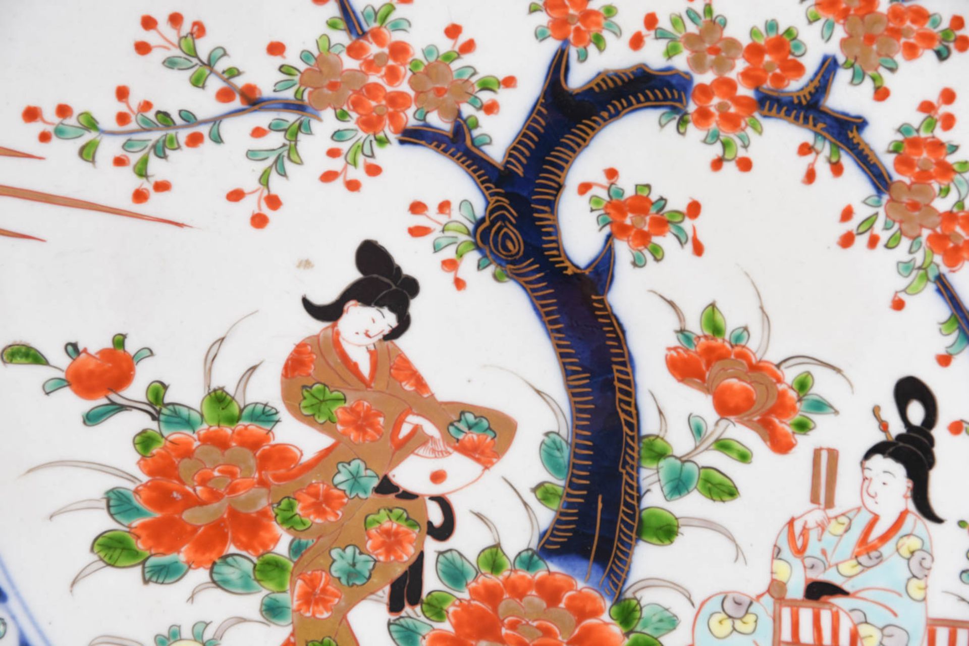 Japanischer Wandteller und chinesische Vase - Bild 12 aus 19