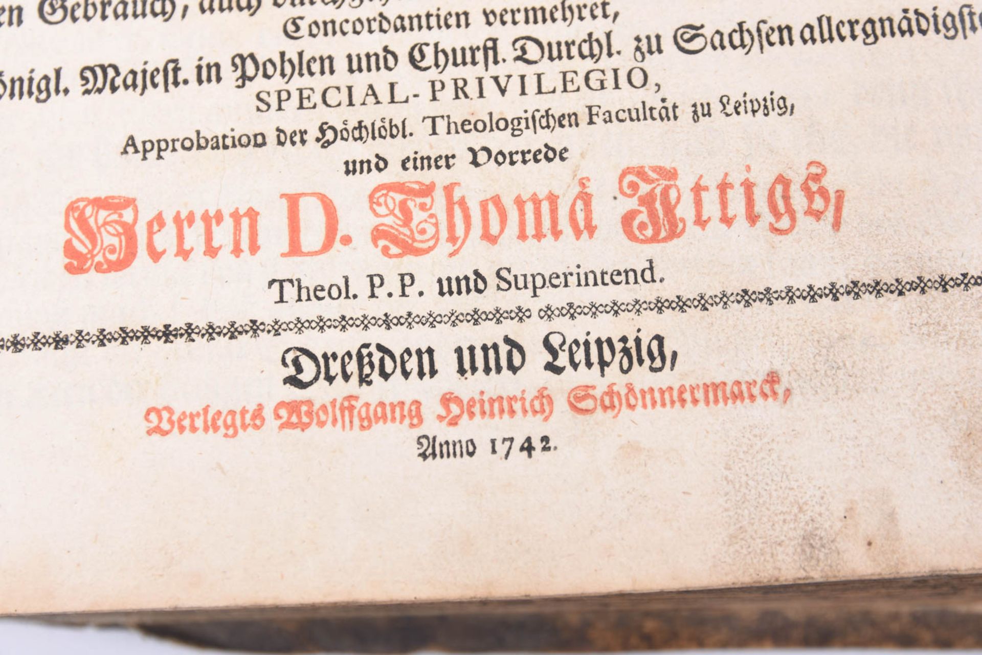 Luther Bibel, 1742 - Image 15 of 18