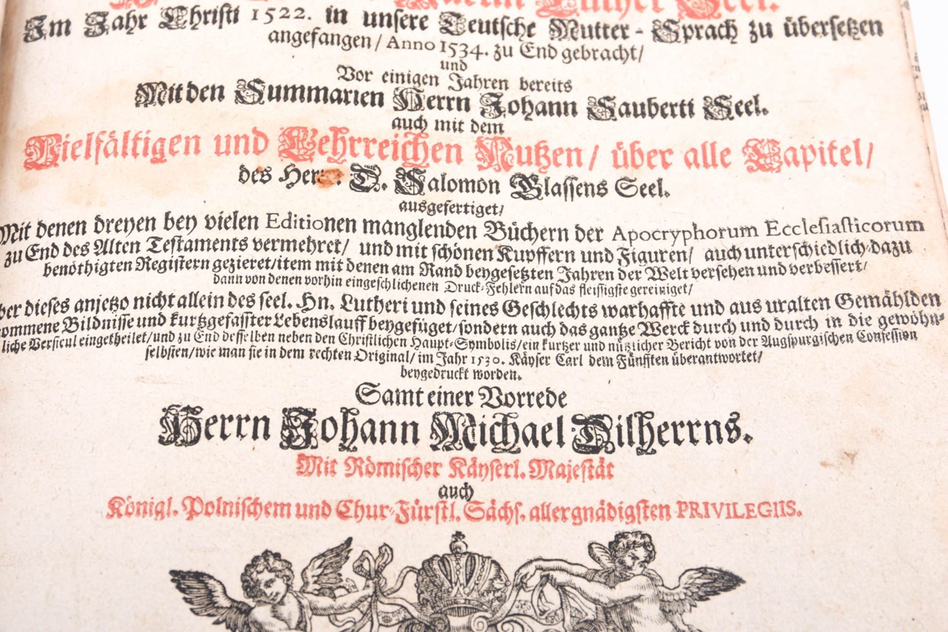 Luther Bibel, 1728 - Image 11 of 30