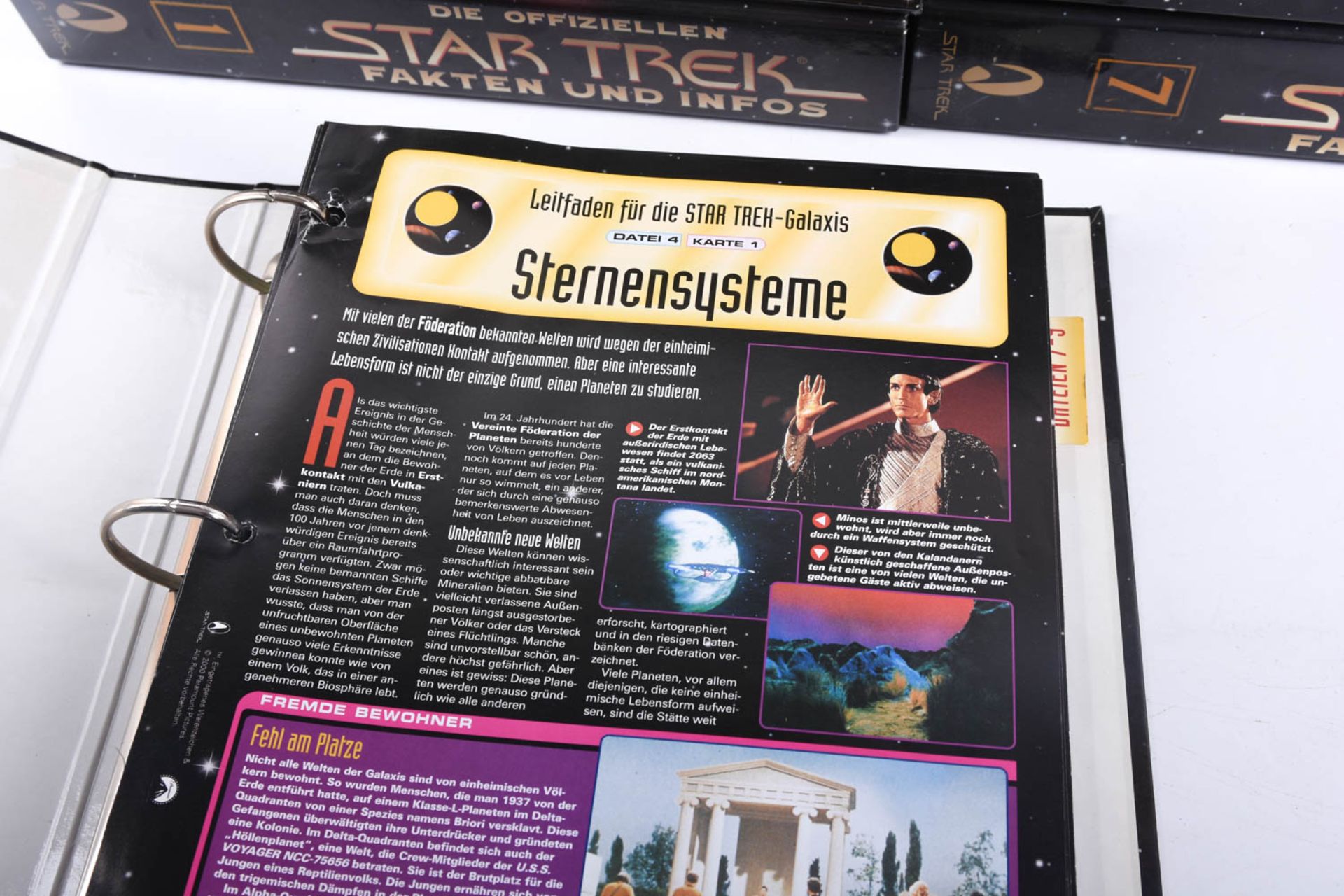Die offiziellen Star Trek Fakten und Infos, 16 Ordner mit Abschnitt 1 - 7 - Bild 5 aus 18