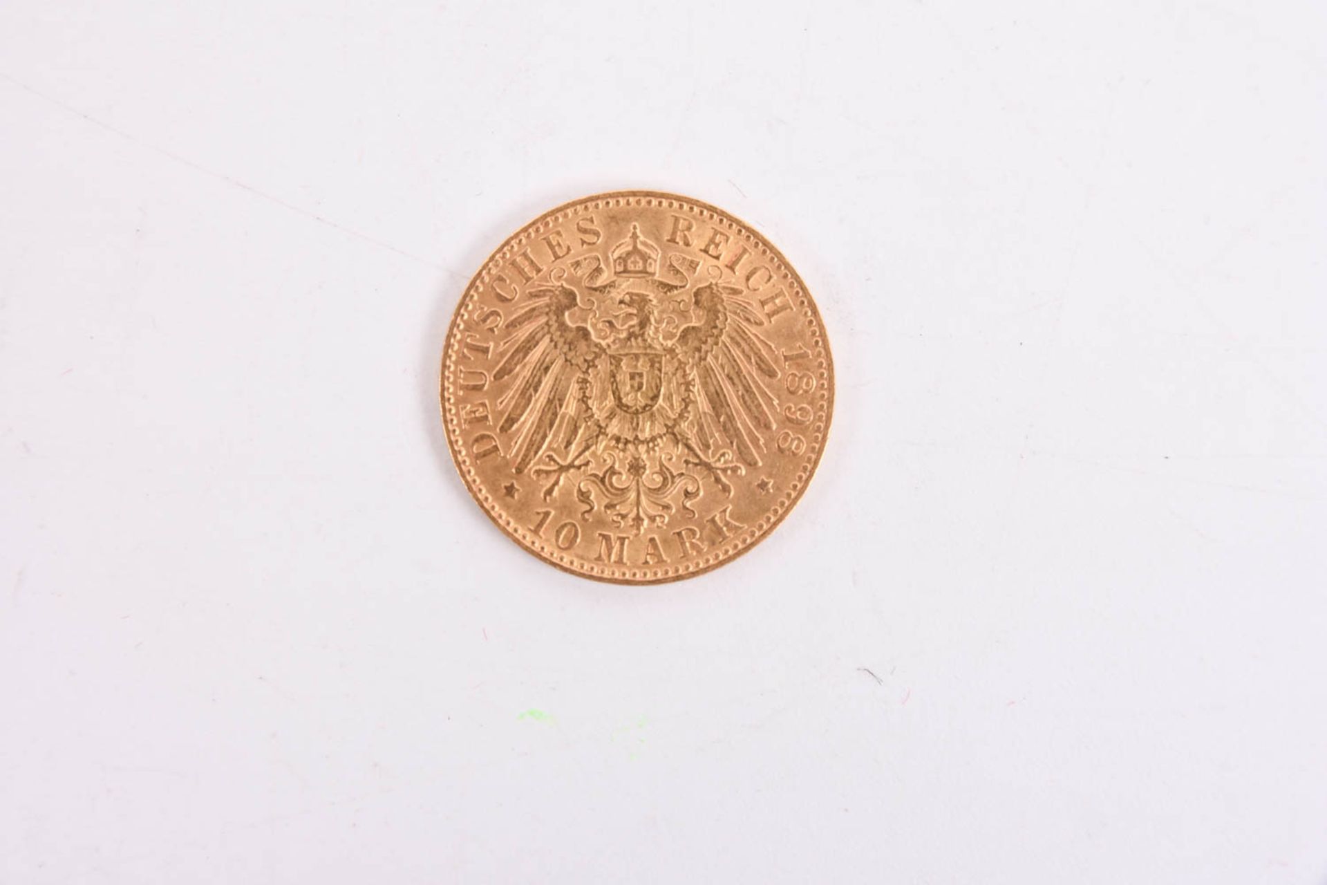 Deutsches Kaiserreich - Hamburg 10 Mark, 1898 Goldmünze