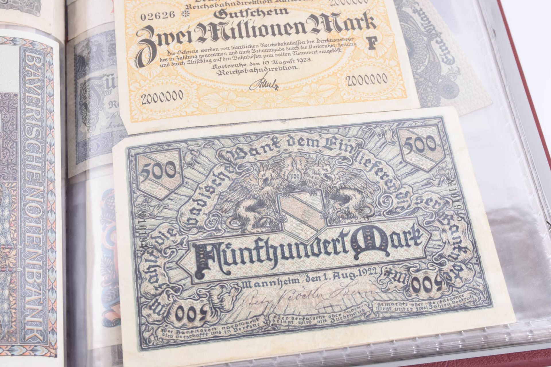 Großes Konvolut Banknoten-Geldscheinen, Inflation-Weimar Republik. u.a. - Bild 16 aus 23