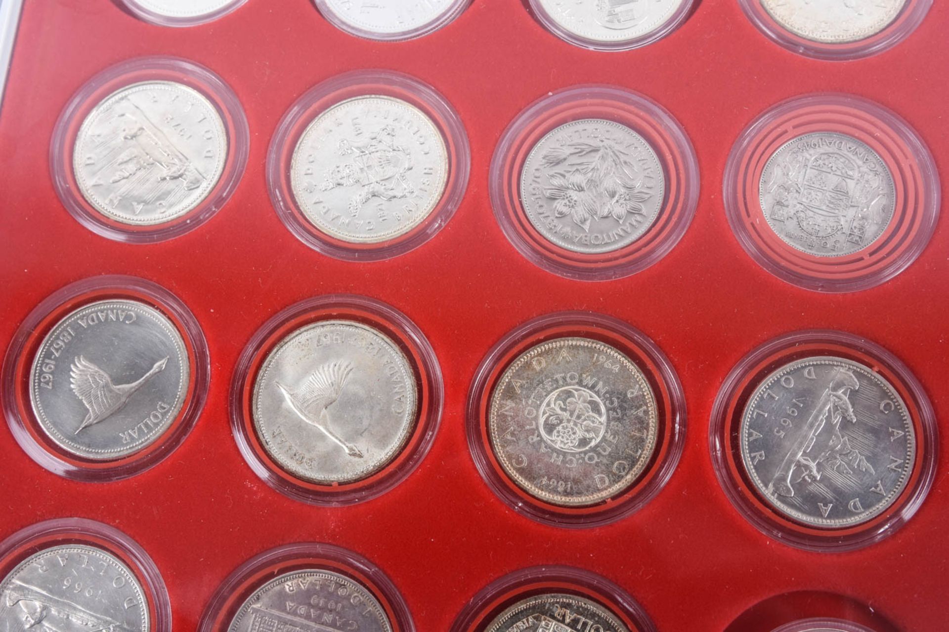 Münzen Konvolut, mit USA u. Kanada und Holey Dollar Australien - Image 14 of 16