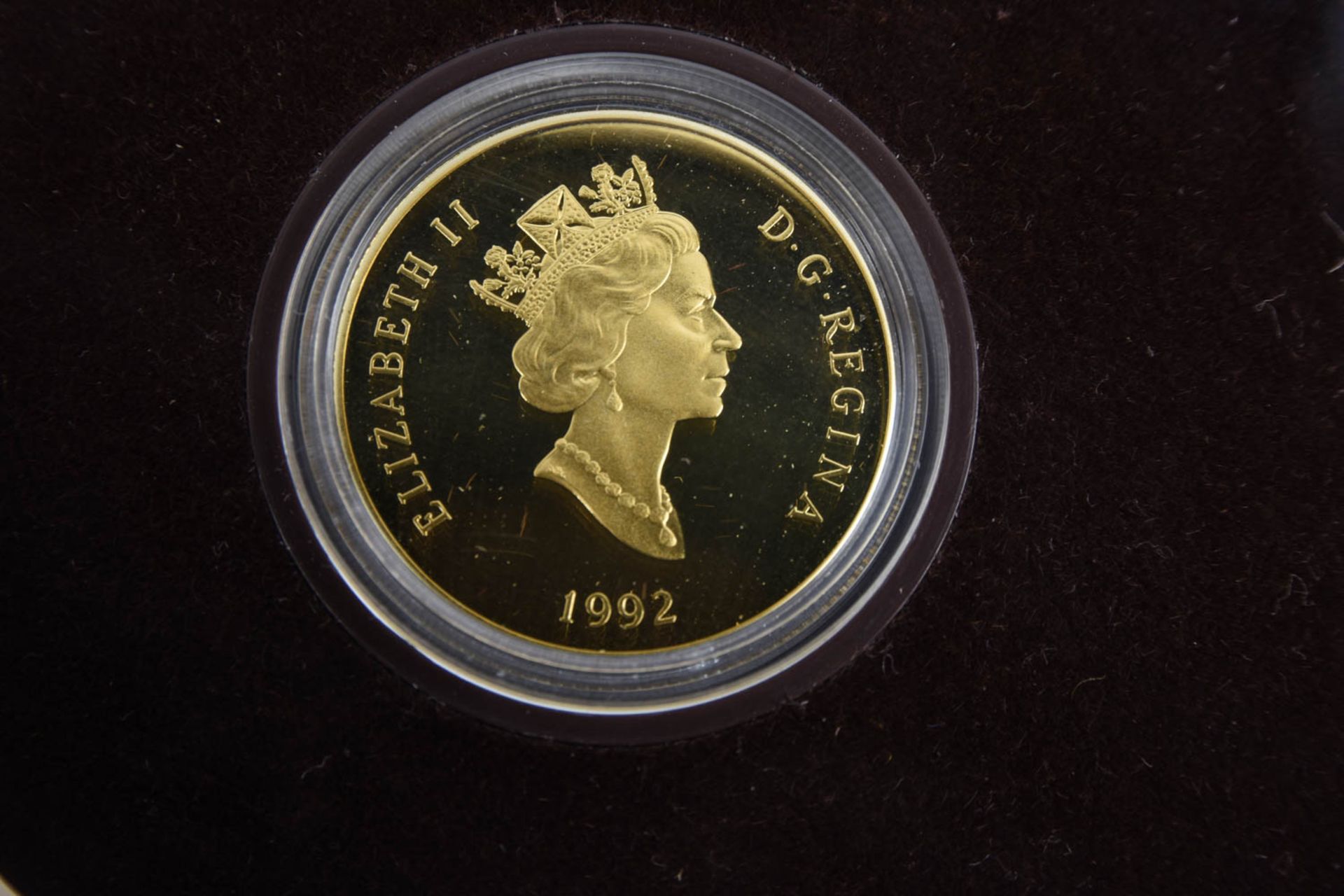 Kanada 100 Dollar, 1992 - 350 Jähriges Jubiläum - Montreal, Goldmünze - Image 2 of 4