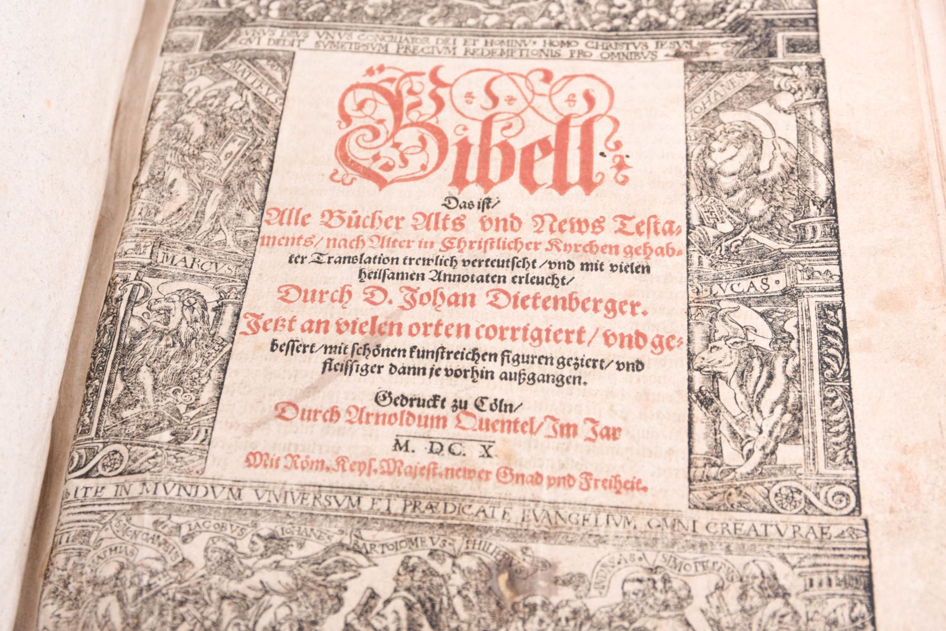 Bibel, 1610 - Image 5 of 17