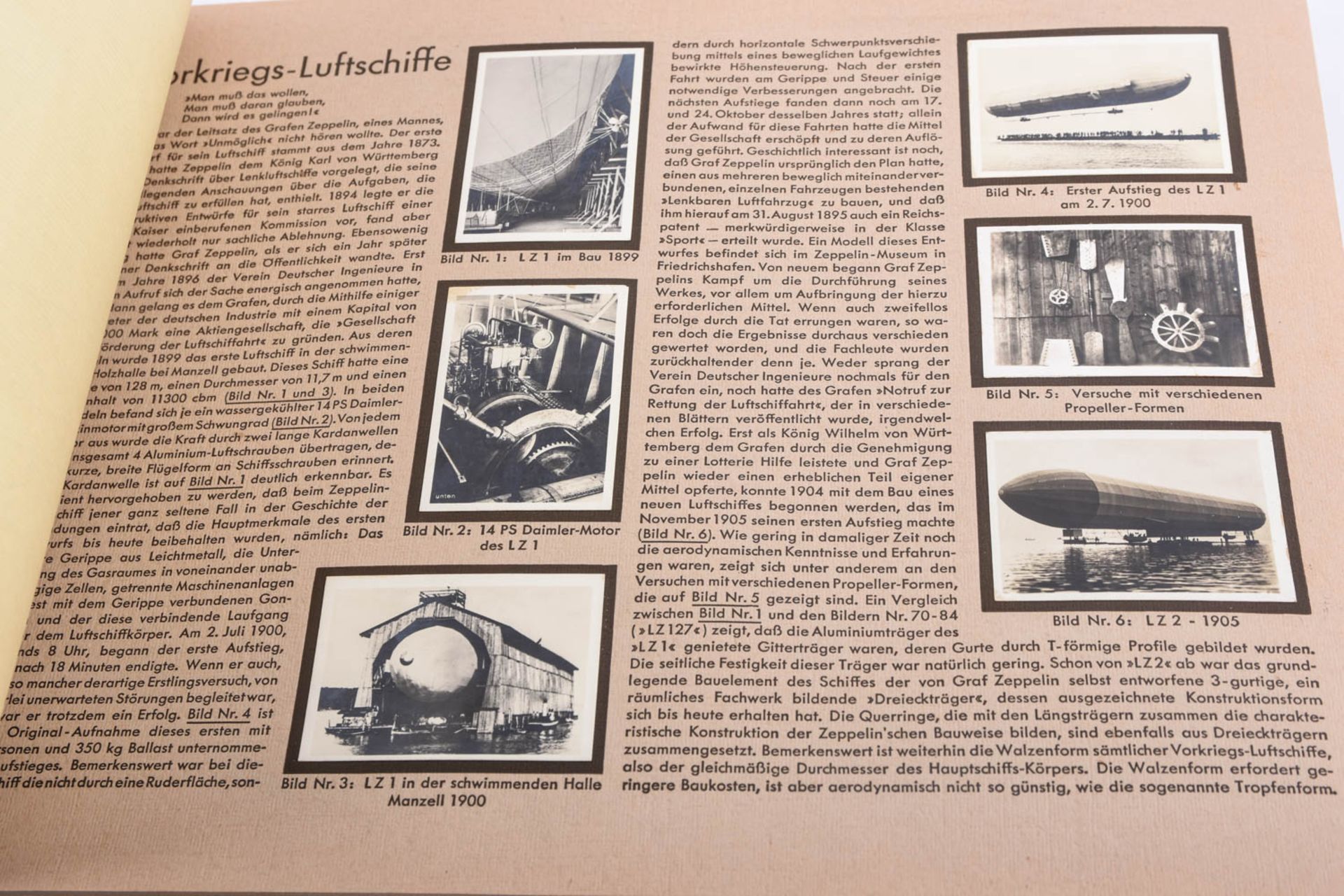 Zeppelin-Weltfahrten Buch, 1932 - Image 7 of 9