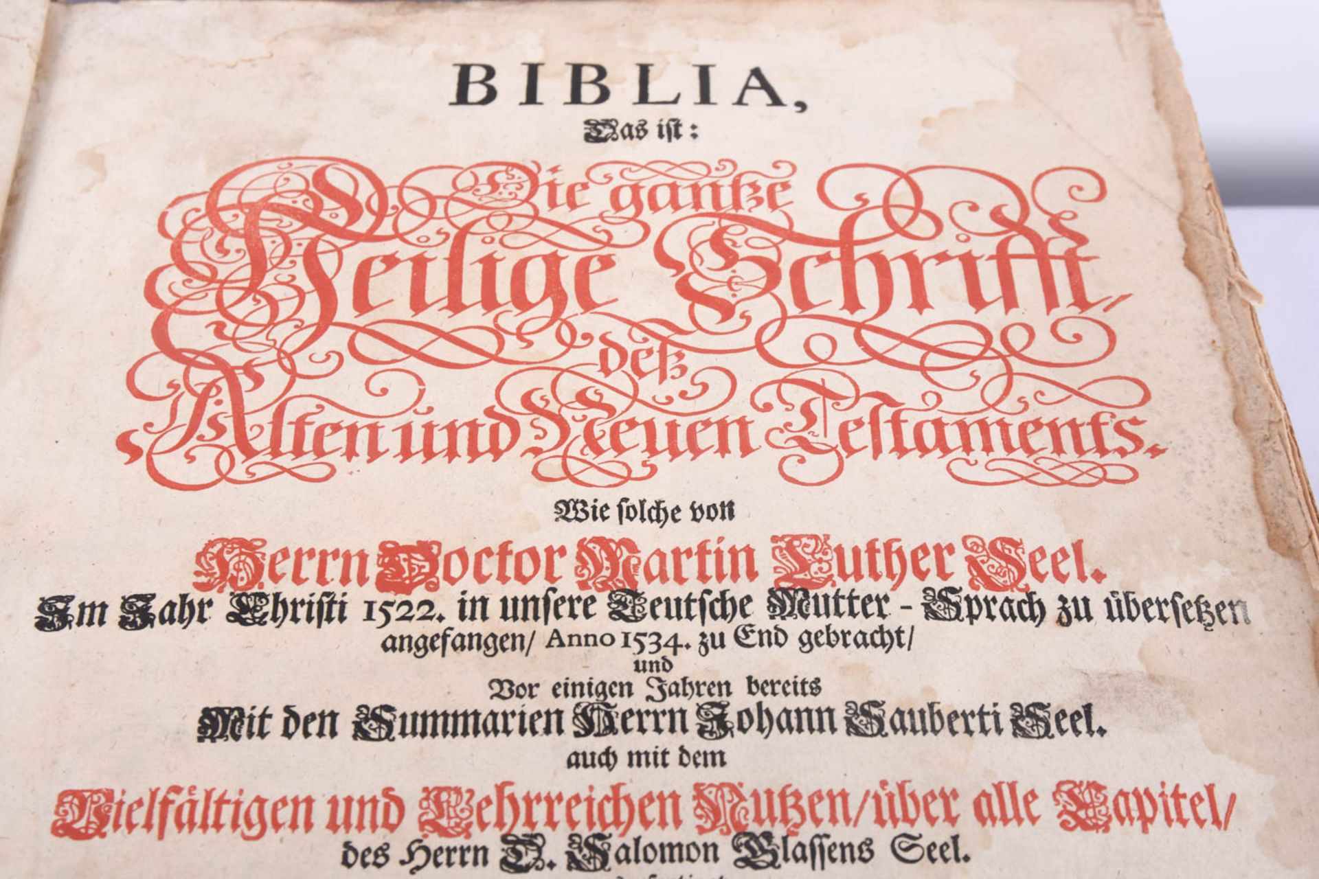Luther Bibel, 1720 - Bild 7 aus 14