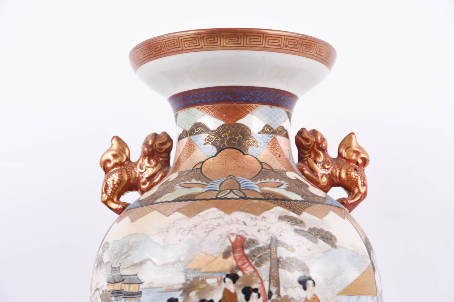 Japanischer Wandteller und chinesische Vase - Bild 7 aus 19