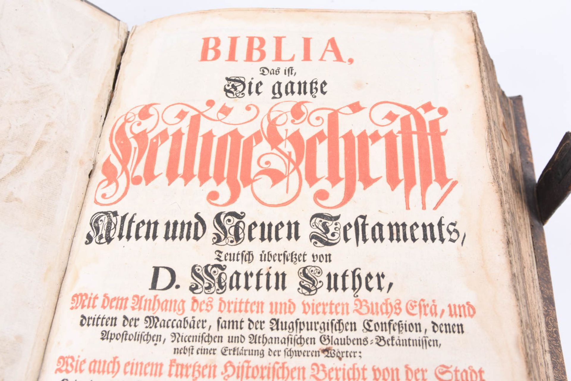 Luther Bibel, 1742 - Image 13 of 18