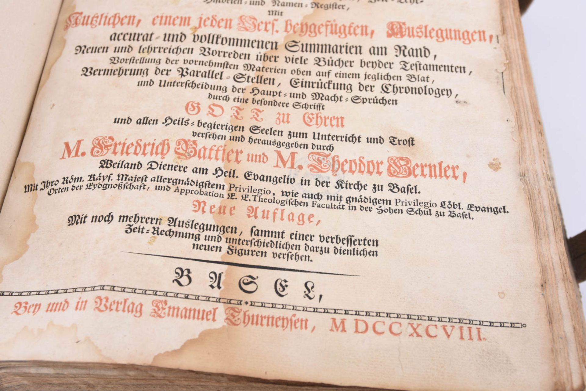 Luther Bibel, 1798 - Bild 9 aus 18