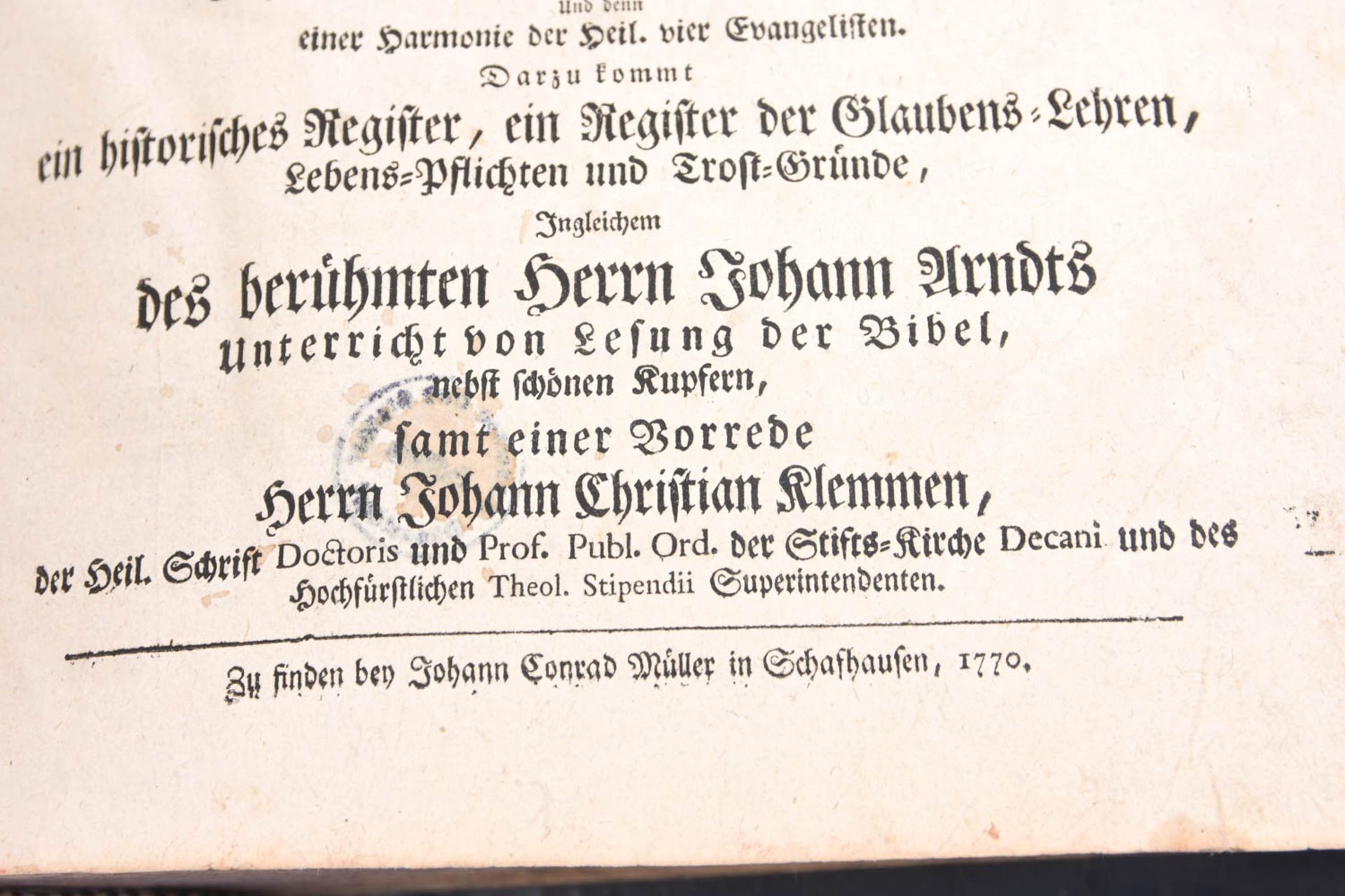 Luther Bibel, 1770 - Image 12 of 26
