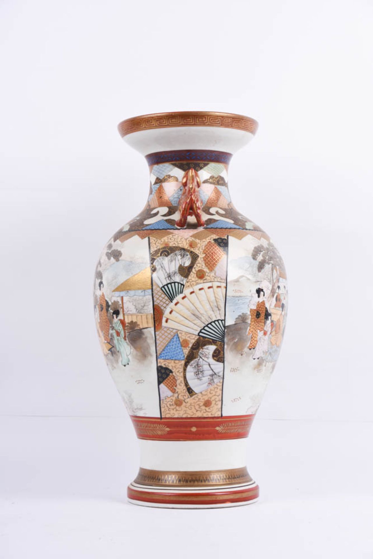Japanischer Wandteller und chinesische Vase - Bild 8 aus 19