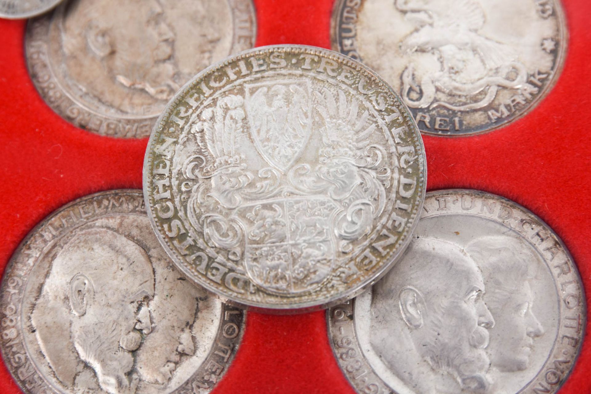 Großes Münzen Konvolut, mit AD, Kaiserreich, Weimarer Republik , DR, BRD - Bild 12 aus 33