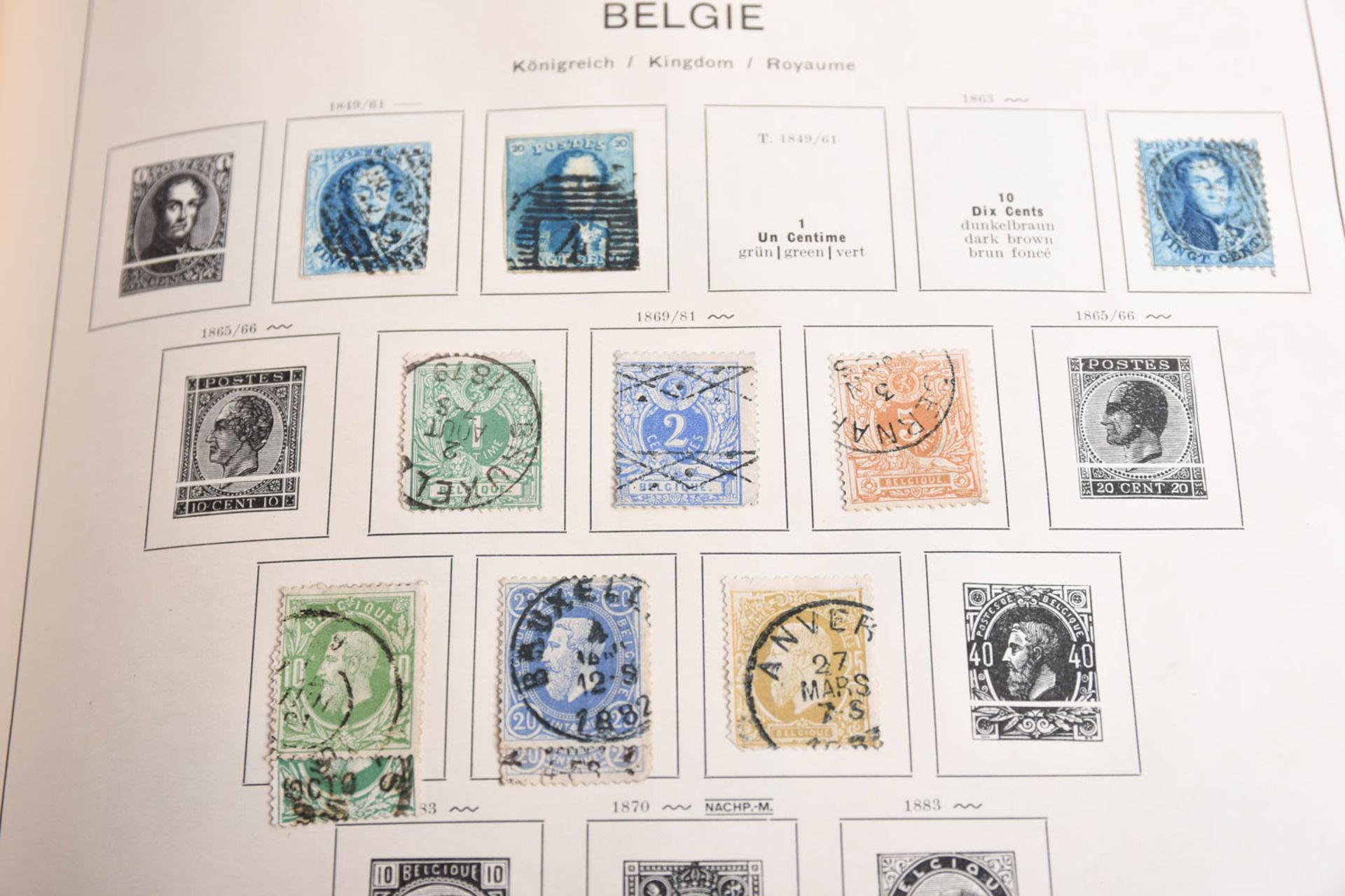 Briefmarken Europa in zwei alten Schaubek Vordruckalben,  von A bis Z, 1938 - Bild 5 aus 55