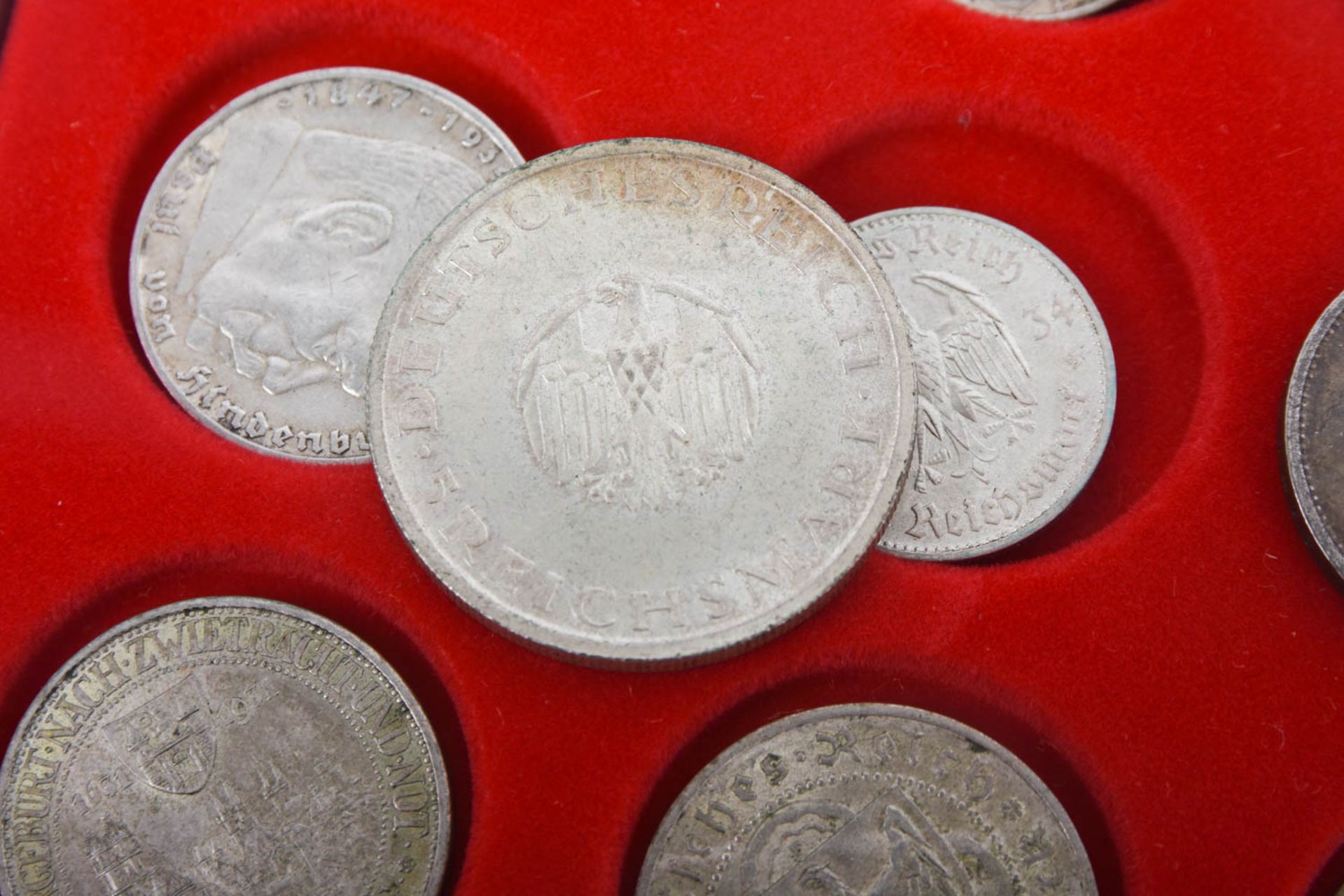 Großes Münzen Konvolut, mit AD, Kaiserreich, Weimarer Republik , DR, BRD - Bild 5 aus 33