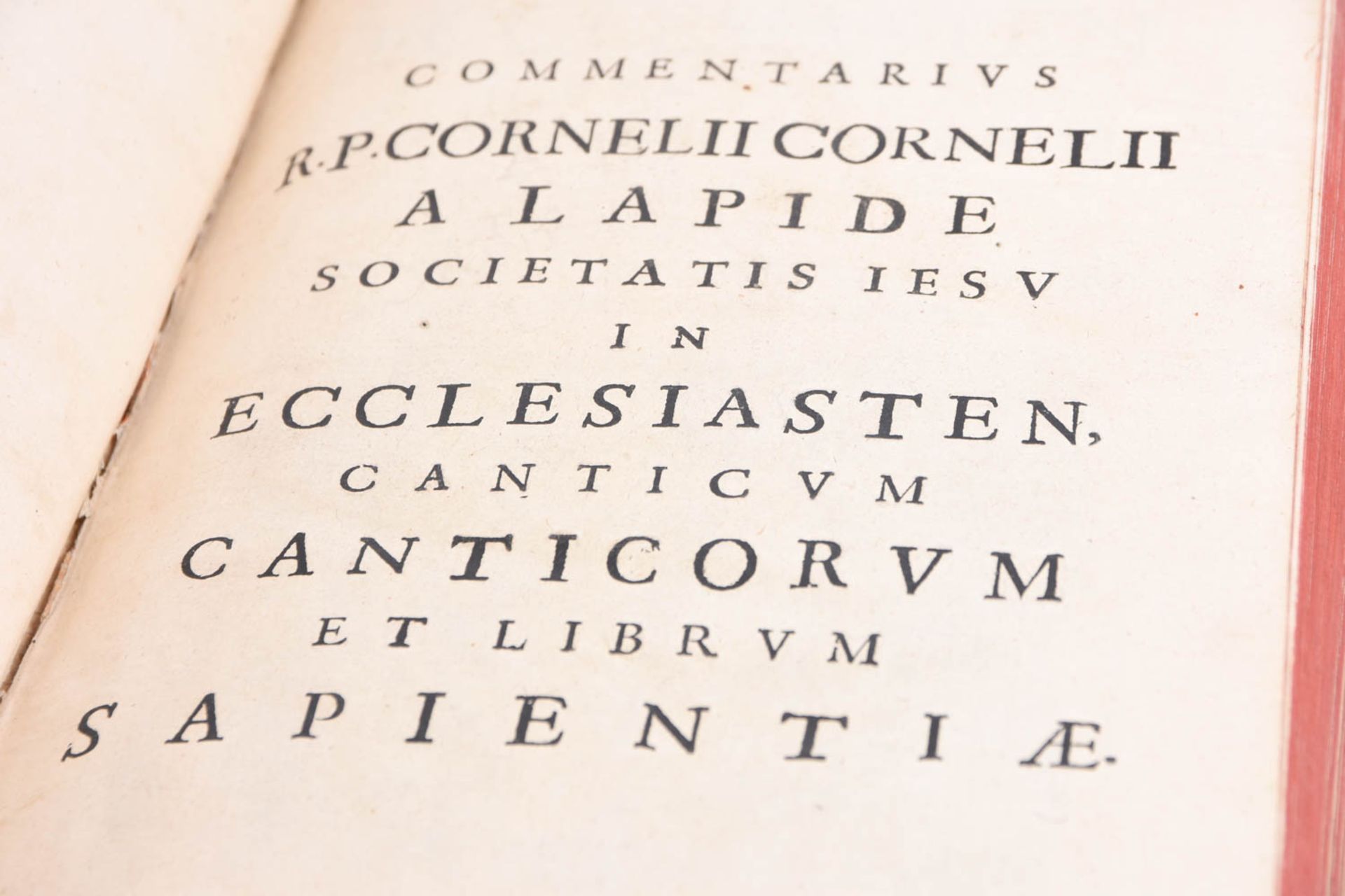 Commentarii in Ecclesiasten, 1680 - Image 6 of 13