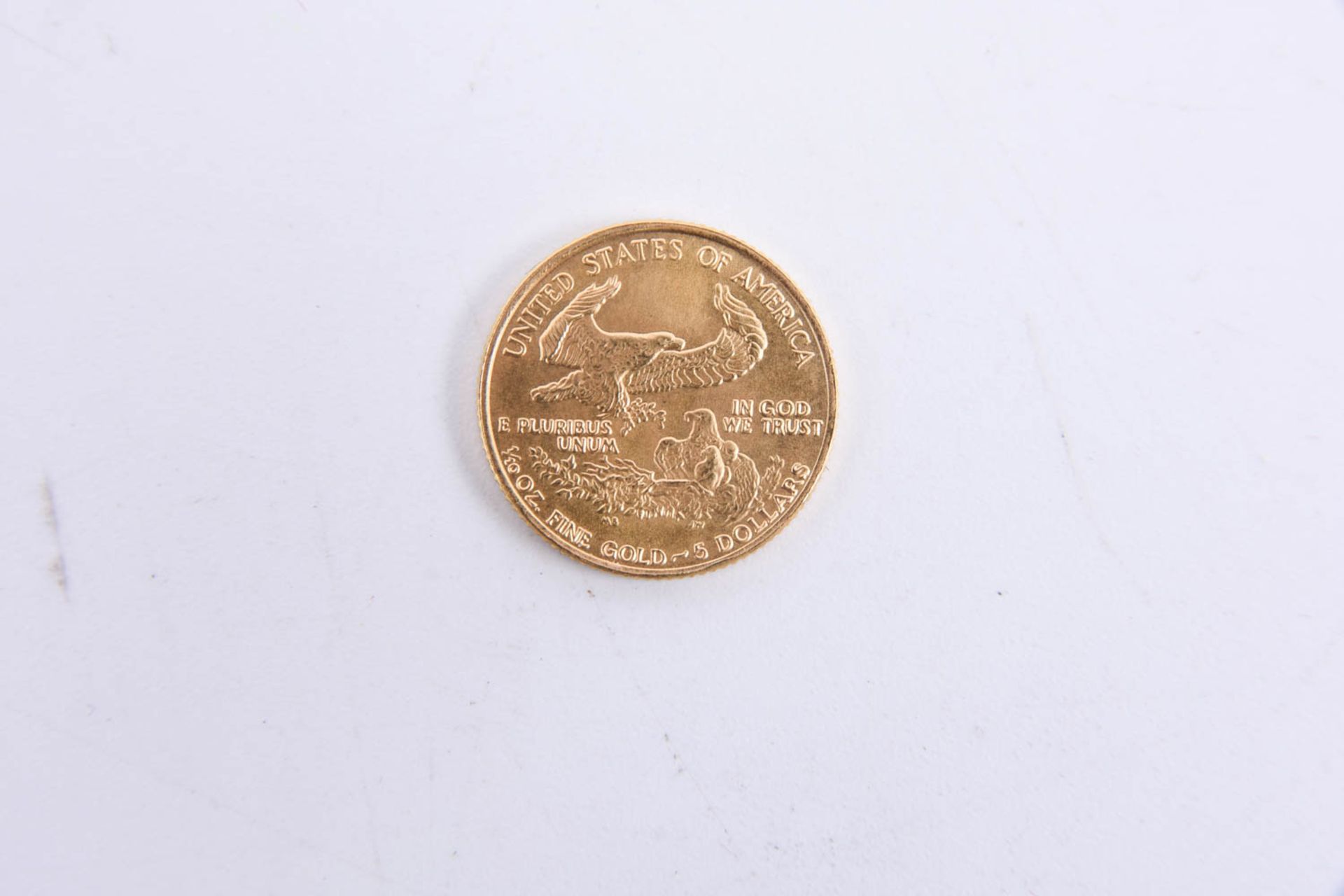 USA, 5 Dollar 1986 Goldmünze, 1/10 Unze - Bild 2 aus 3