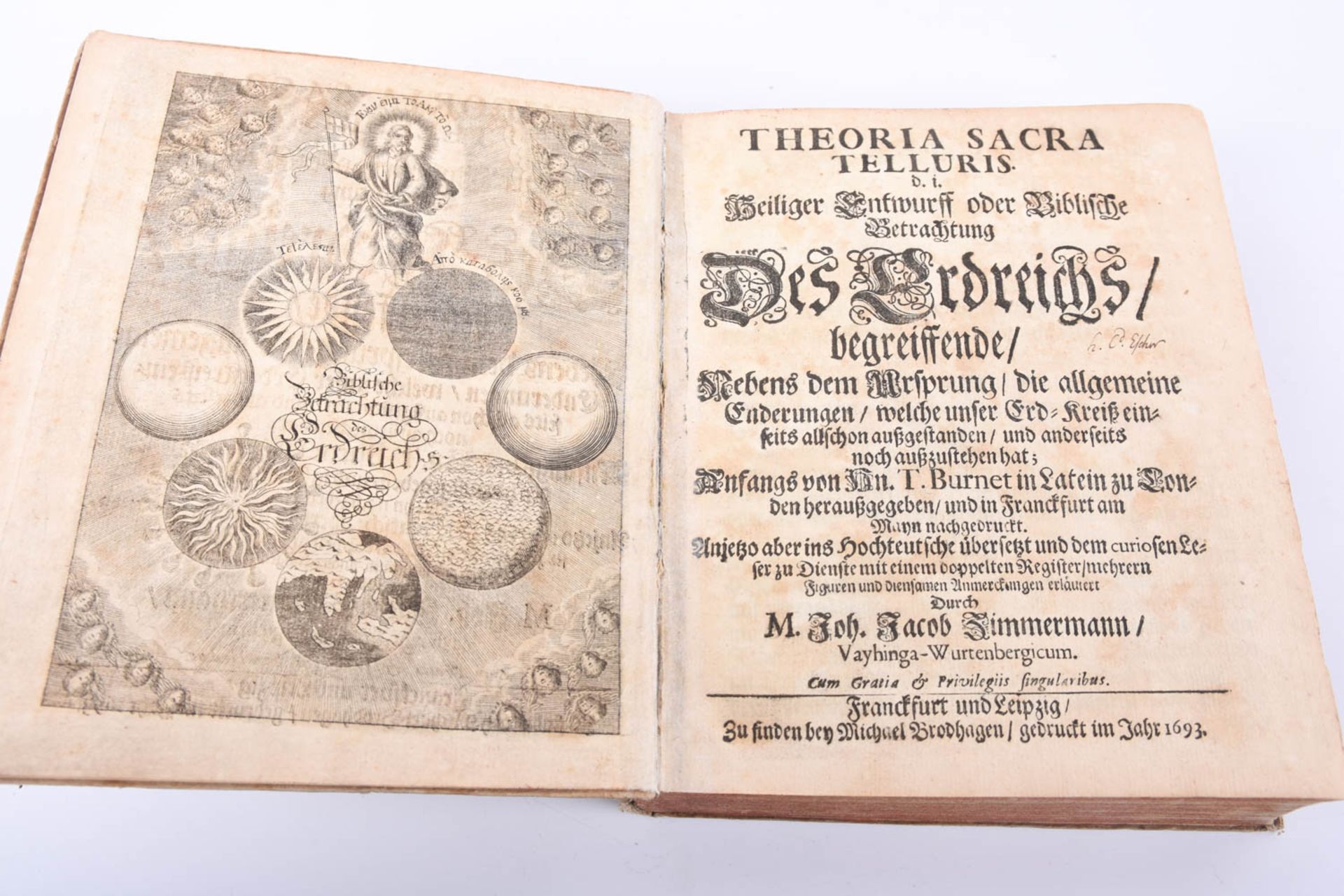 Thomas Burnet, Theria Sacra Telluris, 1693 - Image 2 of 15