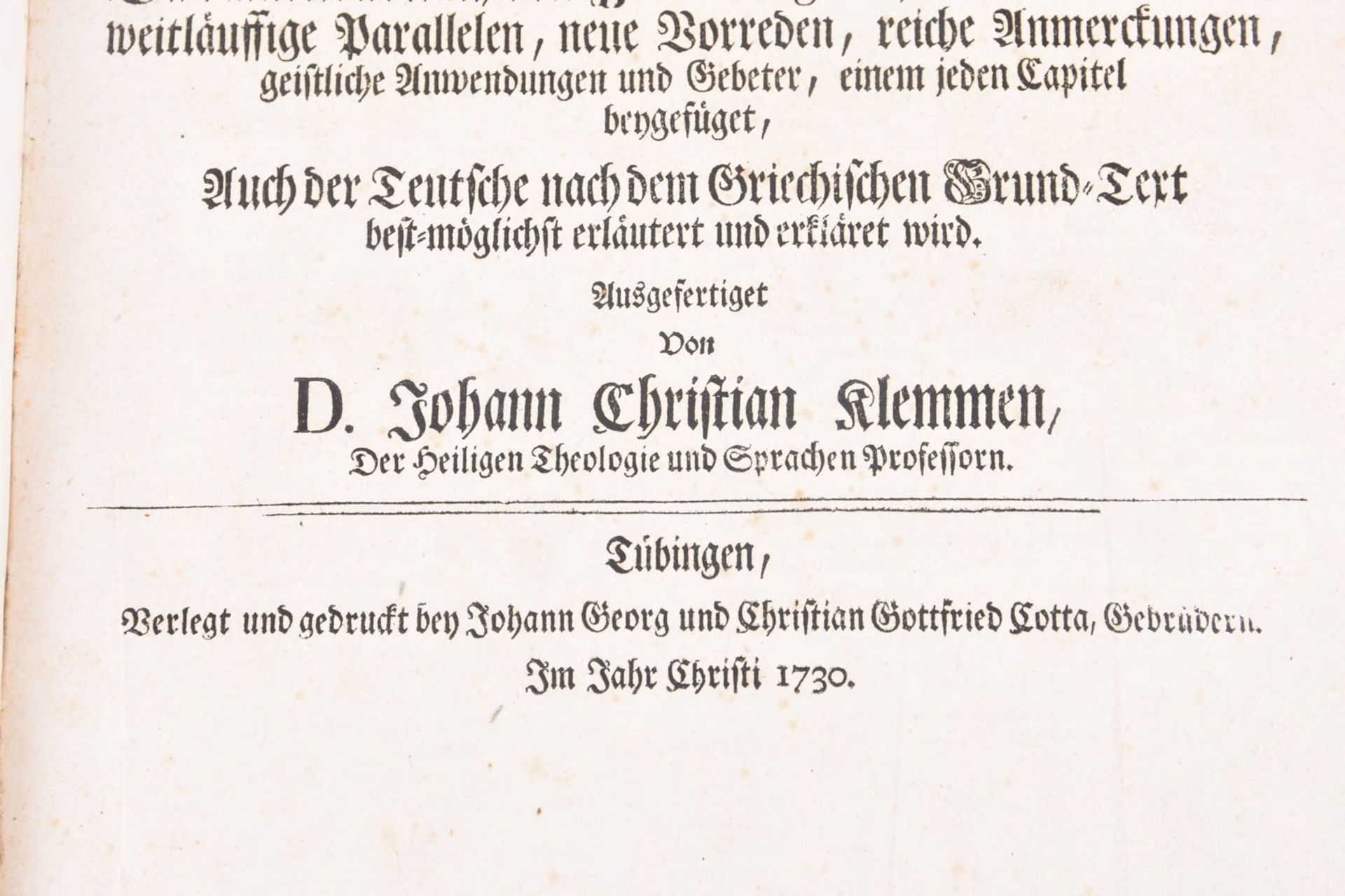 Konvolut Bibeln/Bücher, 1730 - Image 19 of 22