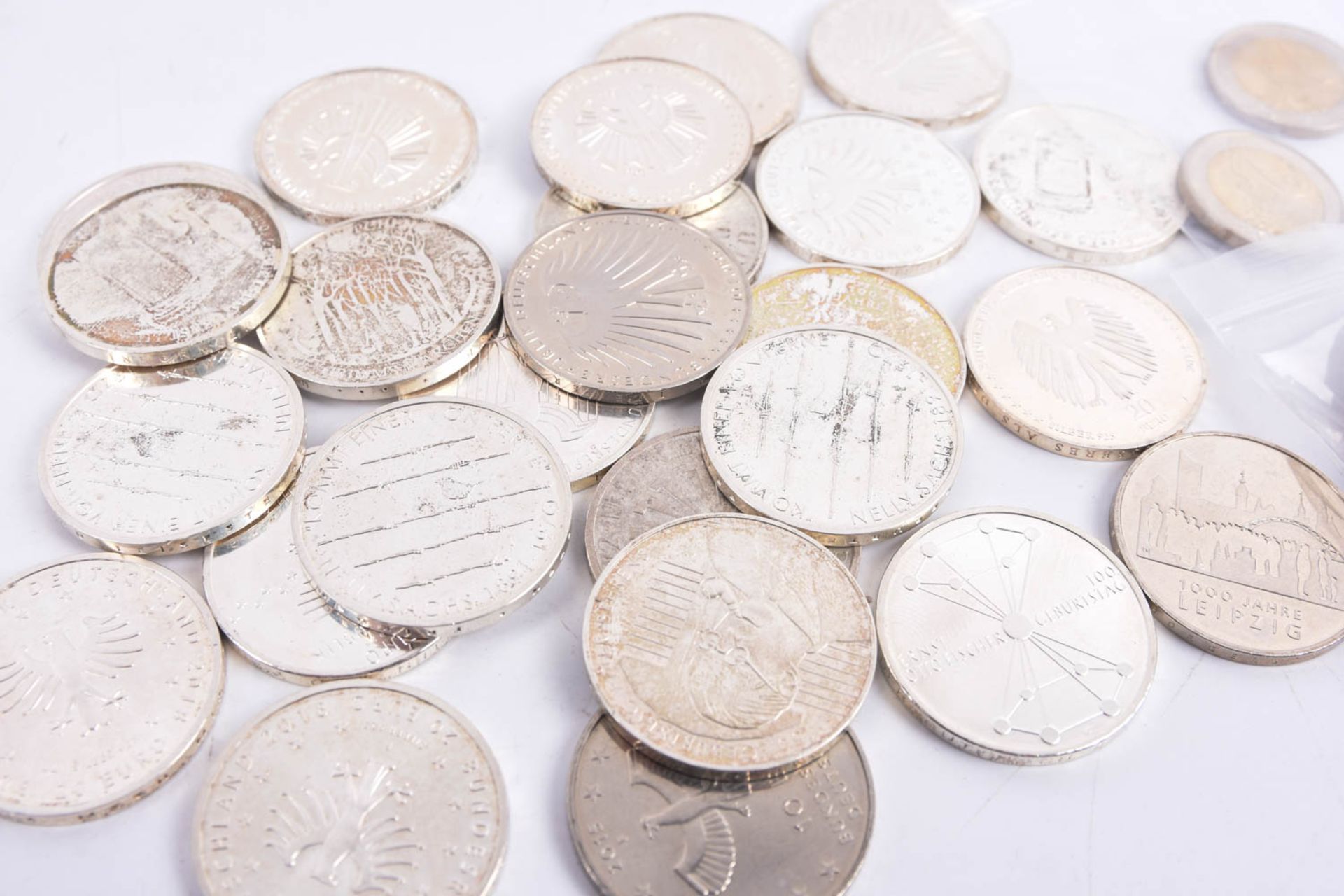 Konvolut 37 Euro Münzen, viele Silbermünzen - Bild 2 aus 4