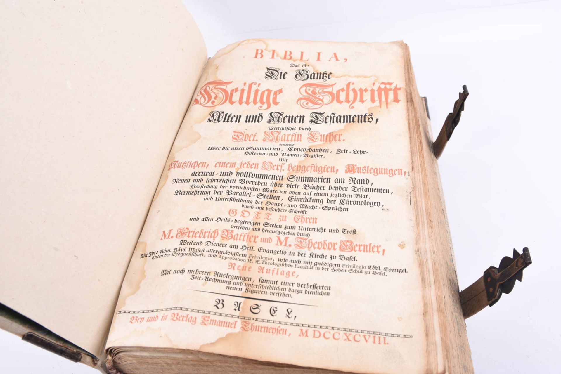 Luther Bibel, 1798 - Bild 6 aus 18