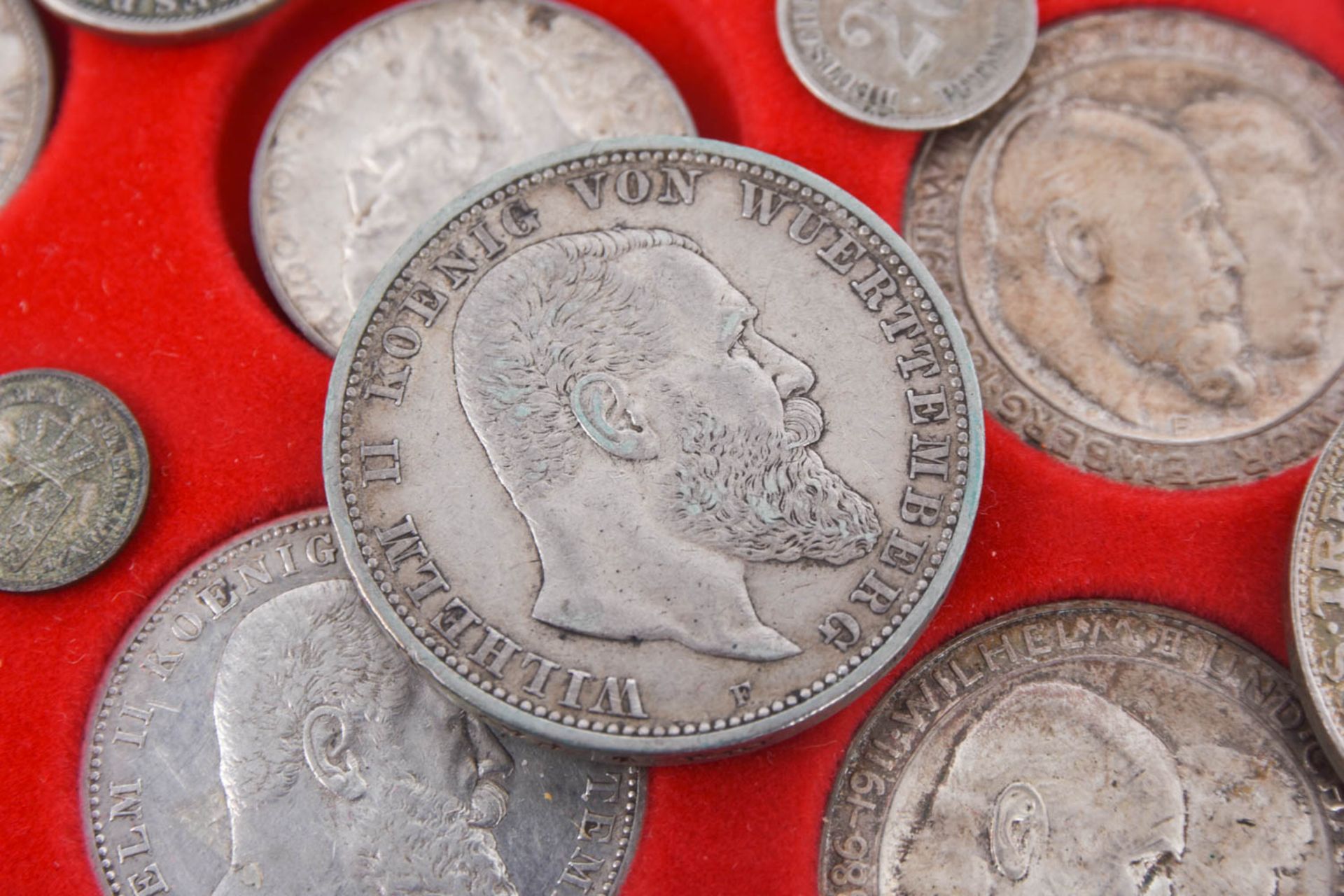 Großes Münzen Konvolut, mit AD, Kaiserreich, Weimarer Republik , DR, BRD - Bild 10 aus 33
