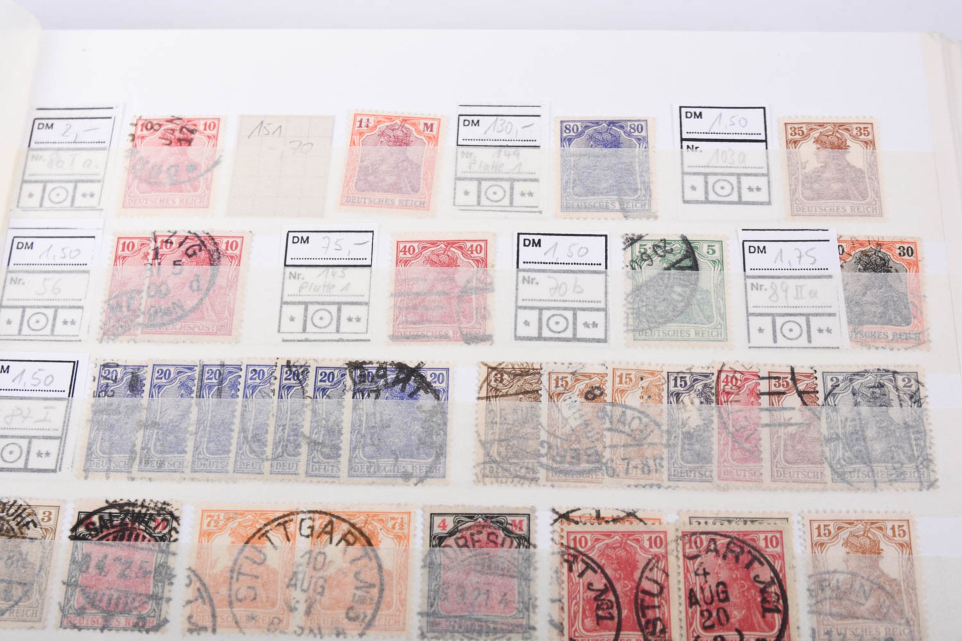 Briefmarken Nachlass in 23 Alben, darunter viel Deutschland - Bild 110 aus 211