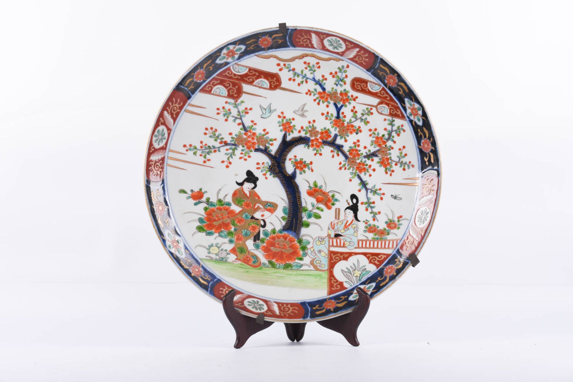 Japanischer Wandteller und chinesische Vase - Bild 11 aus 19