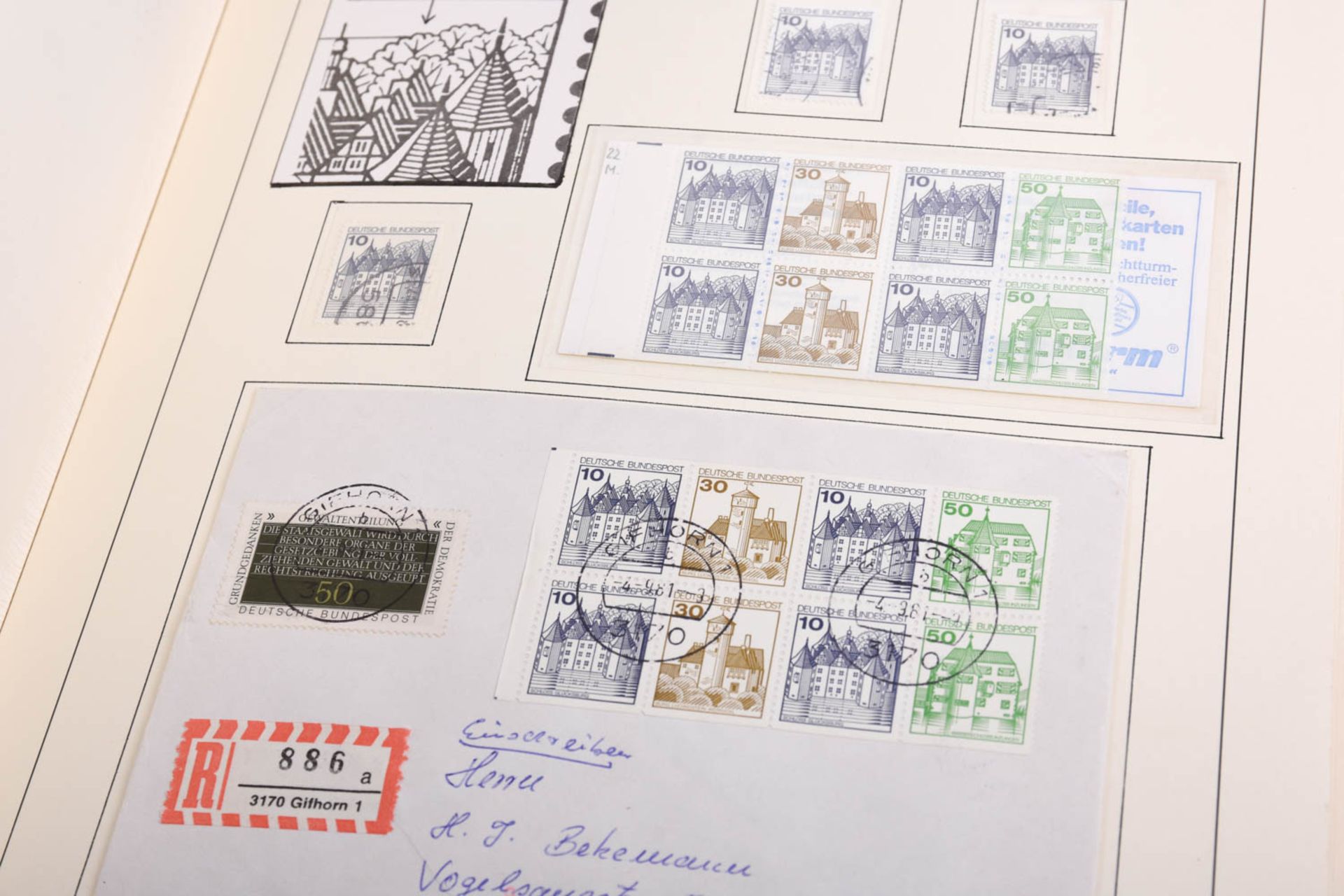 Briefmarken Nachlass in 23 Alben, darunter viel Deutschland - Bild 50 aus 211