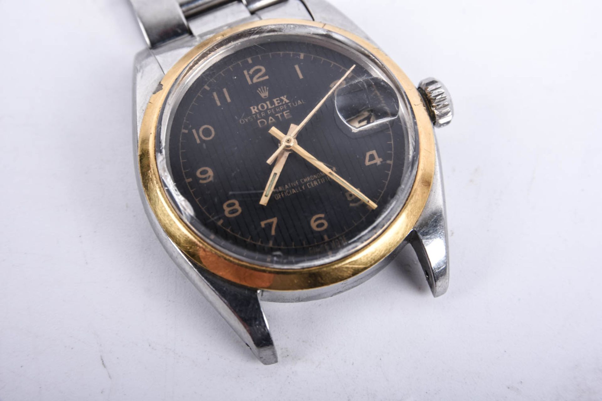 Rolex Cyster Perpetual Date Herrenuhr, 1940er Jahre, Ref. 1500 - Bild 5 aus 12