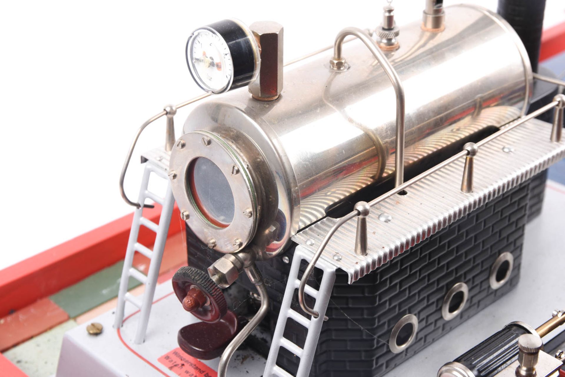 Dampfmaschine Wilesco auf Platte montiert mit Zubehör - Bild 9 aus 17
