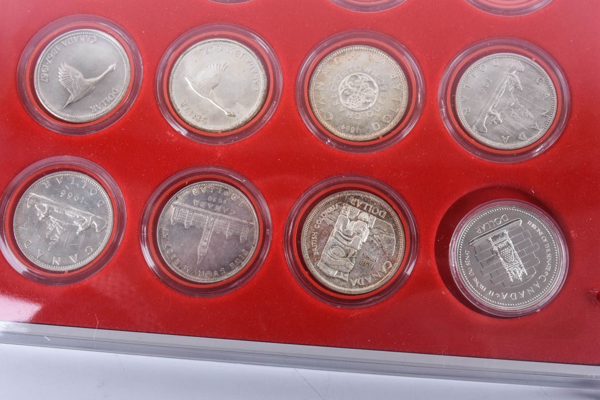 Münzen Konvolut, mit USA u. Kanada und Holey Dollar Australien - Image 15 of 16