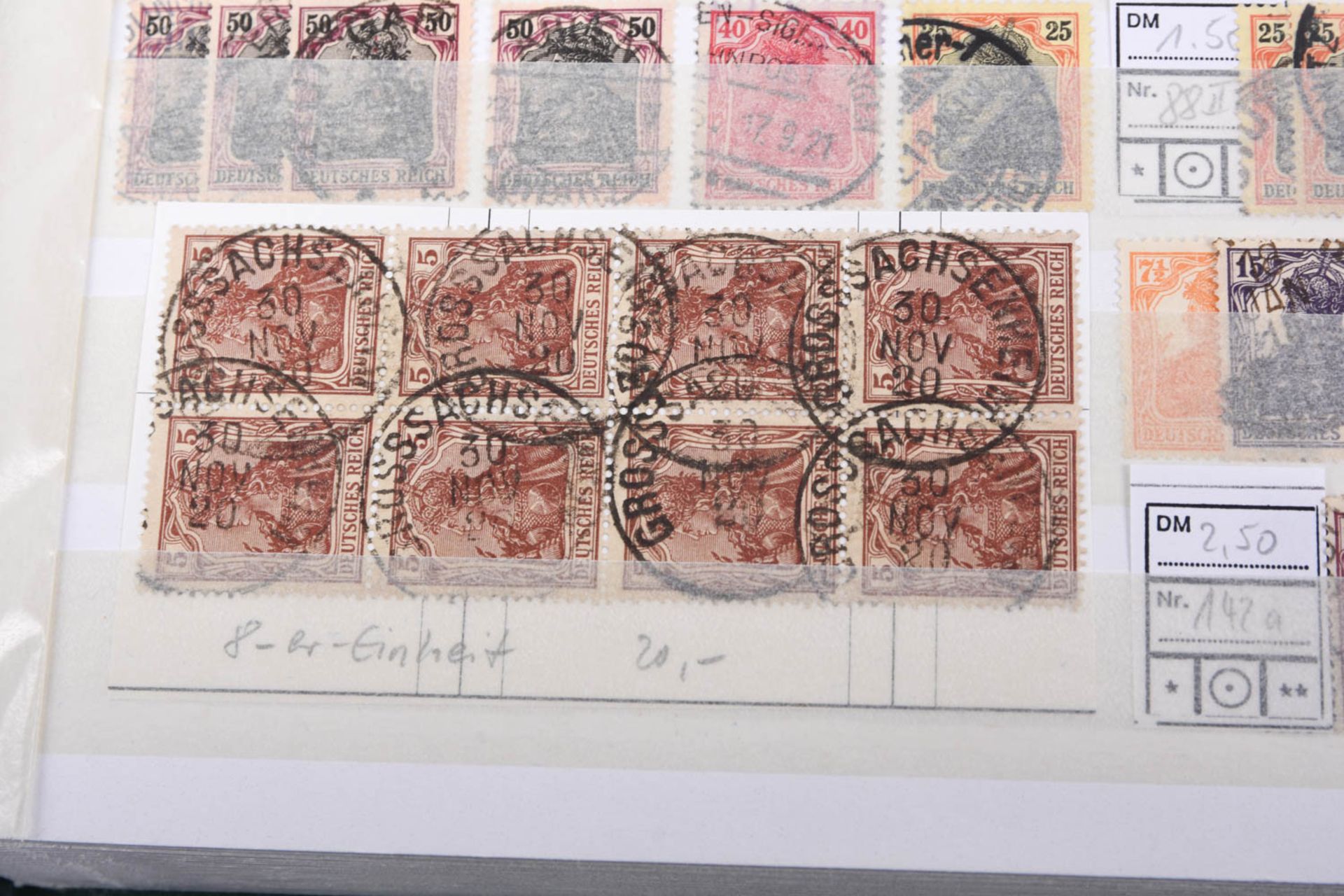 Briefmarken Nachlass in 23 Alben, darunter viel Deutschland - Bild 114 aus 211