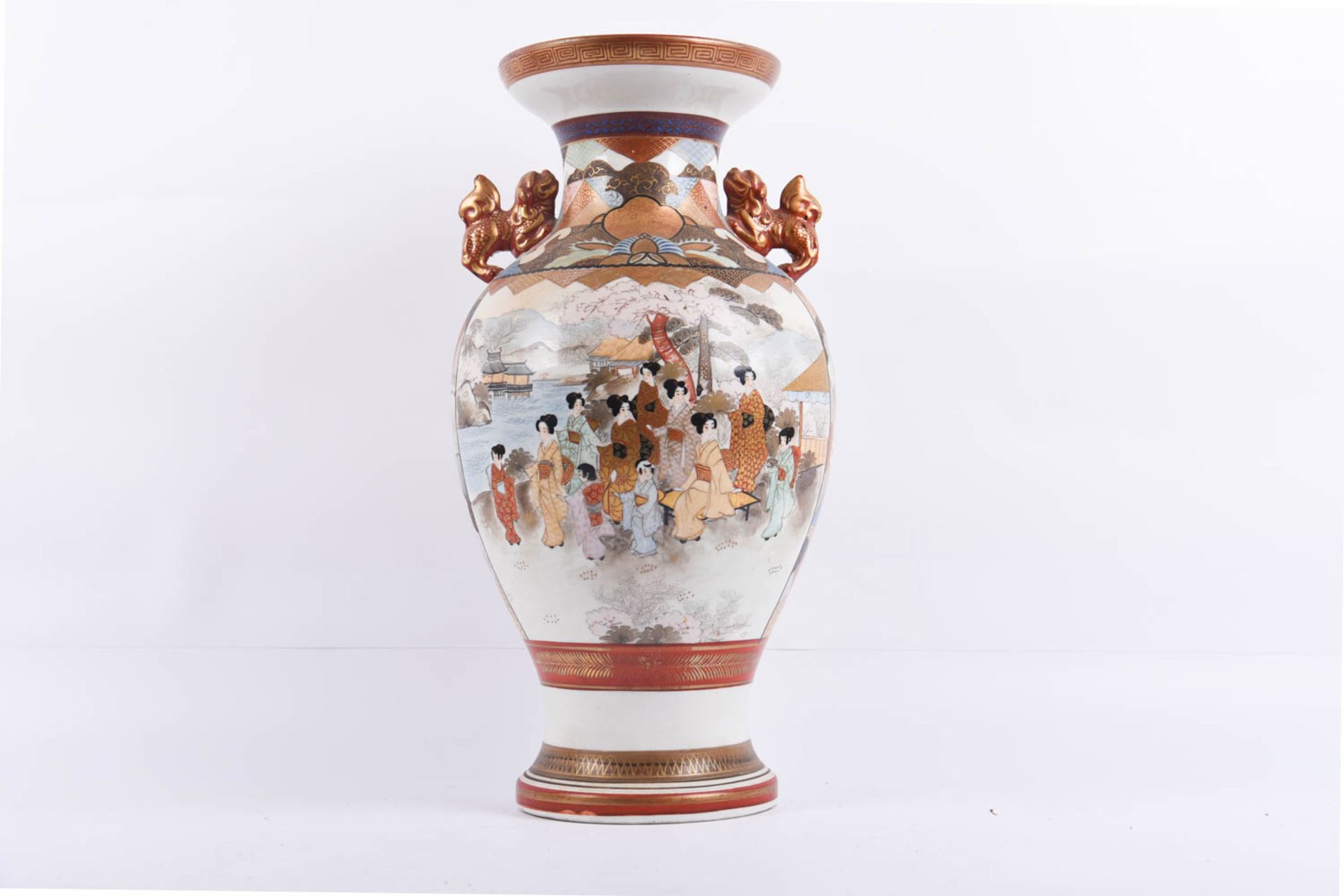 Japanischer Wandteller und chinesische Vase - Bild 4 aus 19