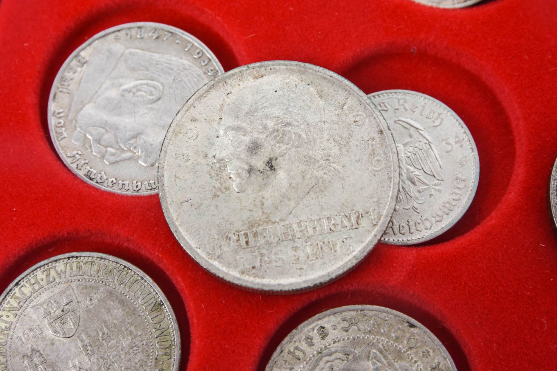 Großes Münzen Konvolut, mit AD, Kaiserreich, Weimarer Republik , DR, BRD - Bild 4 aus 33