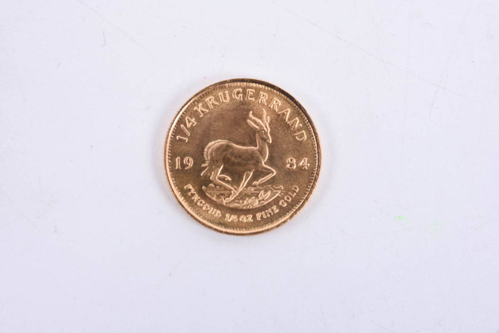 Südafrika ¼ Krügerrand, 1984 Goldmünze