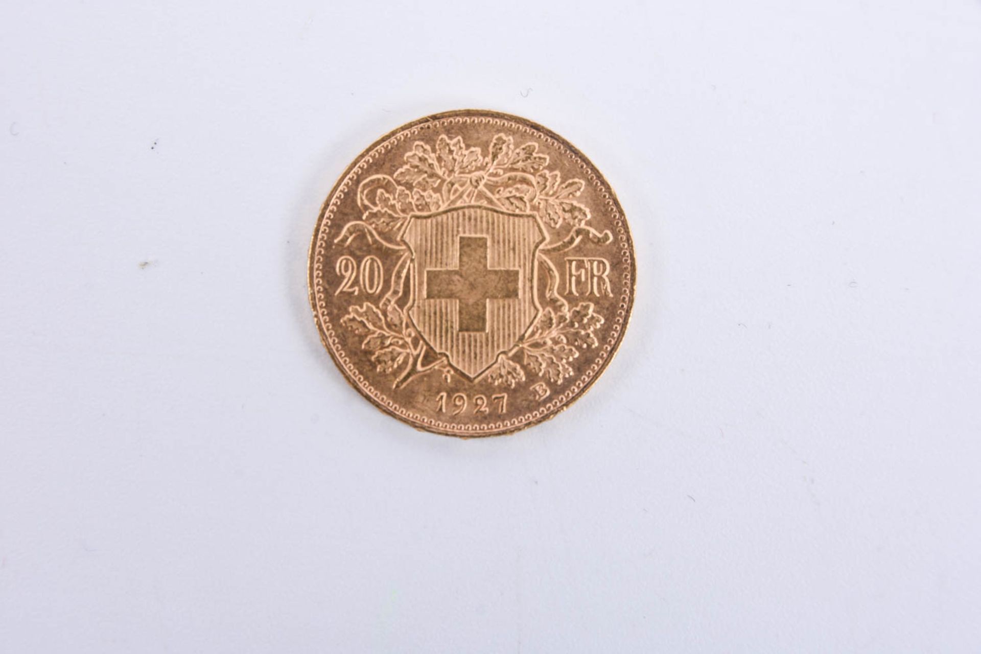 Schweiz 20 Franken, 1927 Goldmünze