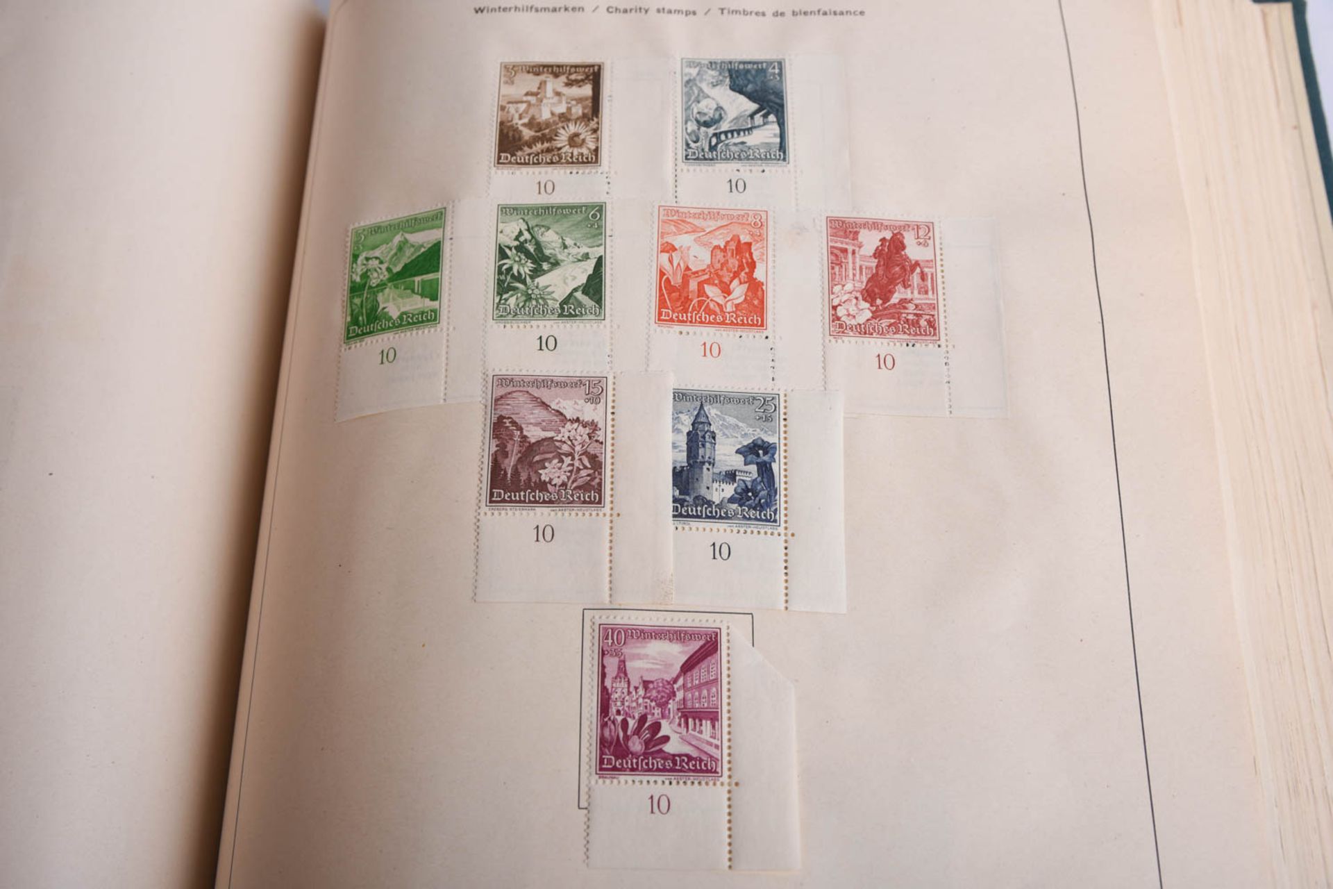 Briefmarken Europa in zwei alten Schaubek Vordruckalben,  von A bis Z, 1938 - Bild 15 aus 55