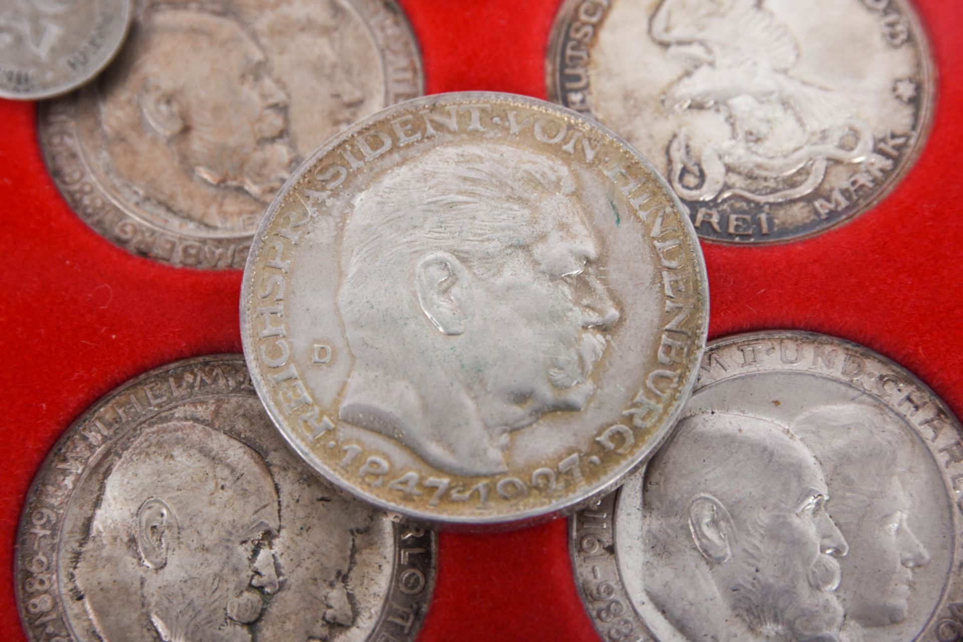 Großes Münzen Konvolut, mit AD, Kaiserreich, Weimarer Republik , DR, BRD - Bild 13 aus 33