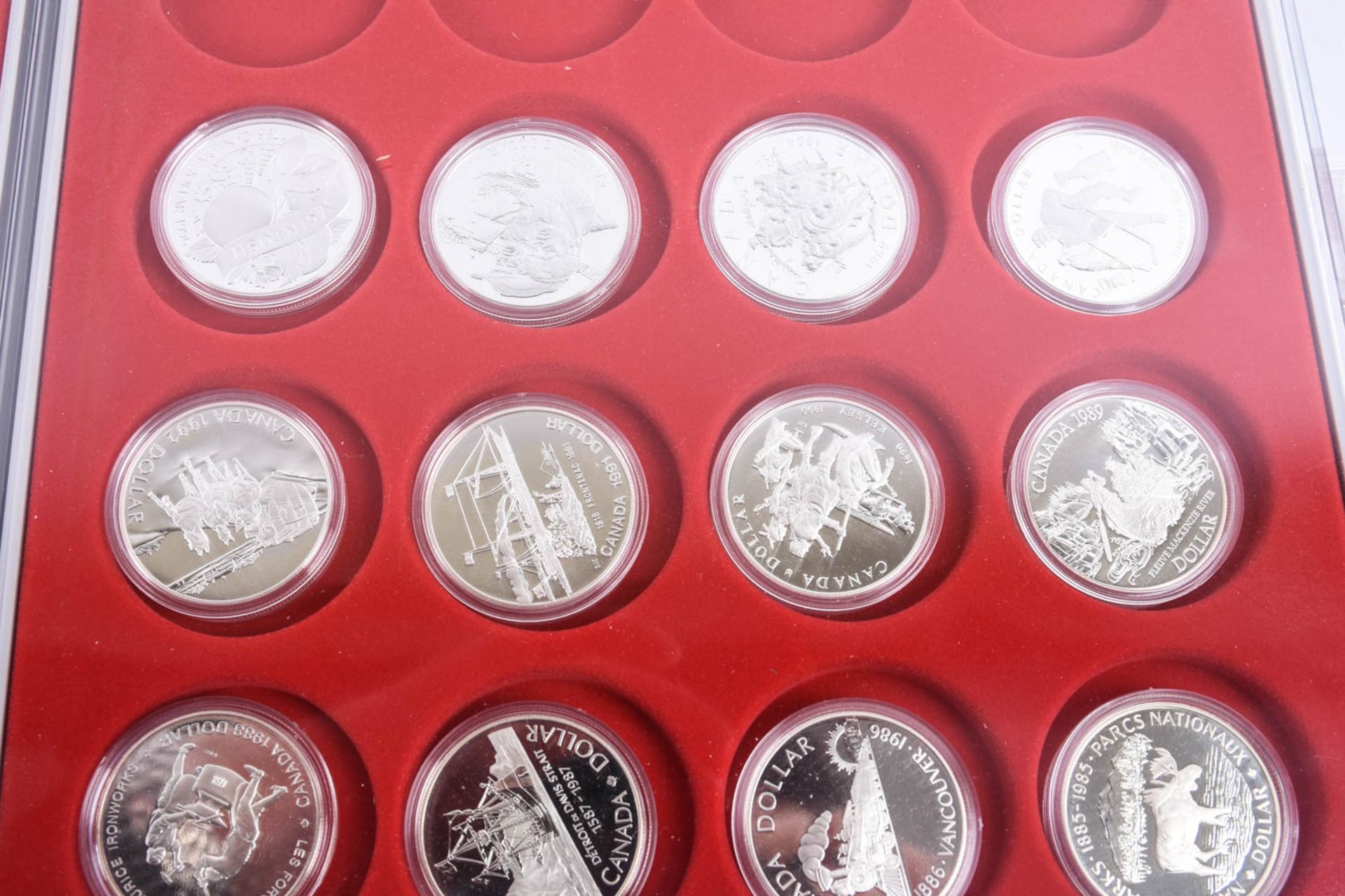 Münzen Konvolut, mit USA u. Kanada und Holey Dollar Australien - Image 11 of 16