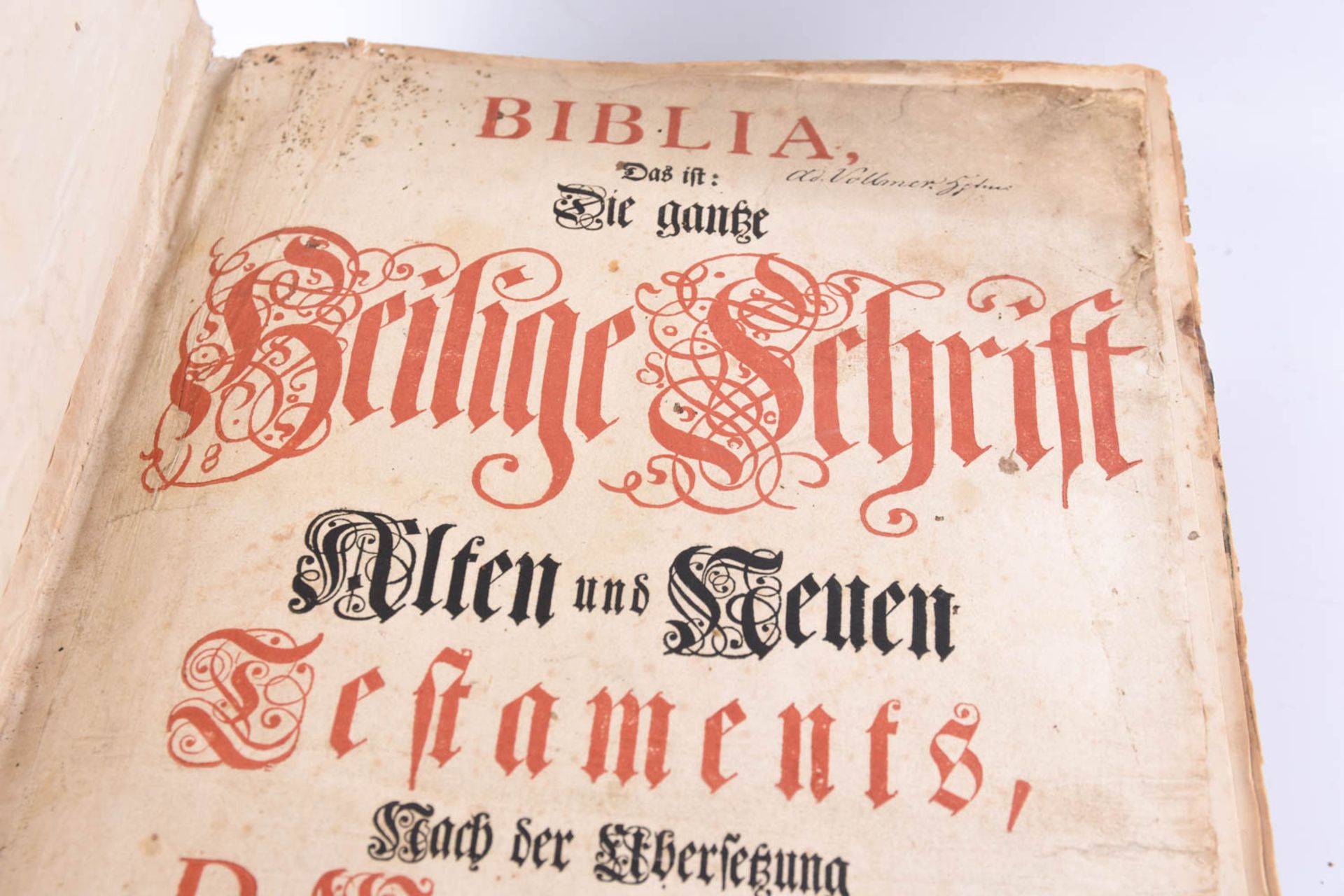 Luther Bibel, 1739 - Image 6 of 11