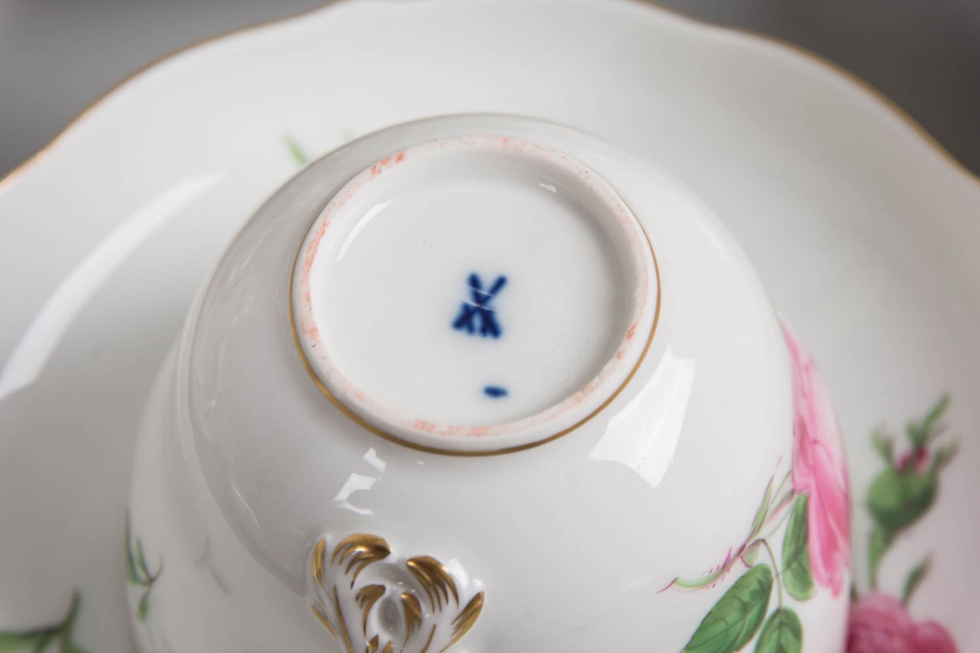 Meissen Rote Rose Kaffeegedeck - Bild 7 aus 14