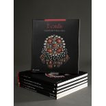 6 Illustrated books "Le Vie deI Corallo" (Mongolia, Indiano, Samarcanda, Saba, Marocco e Algeria, A