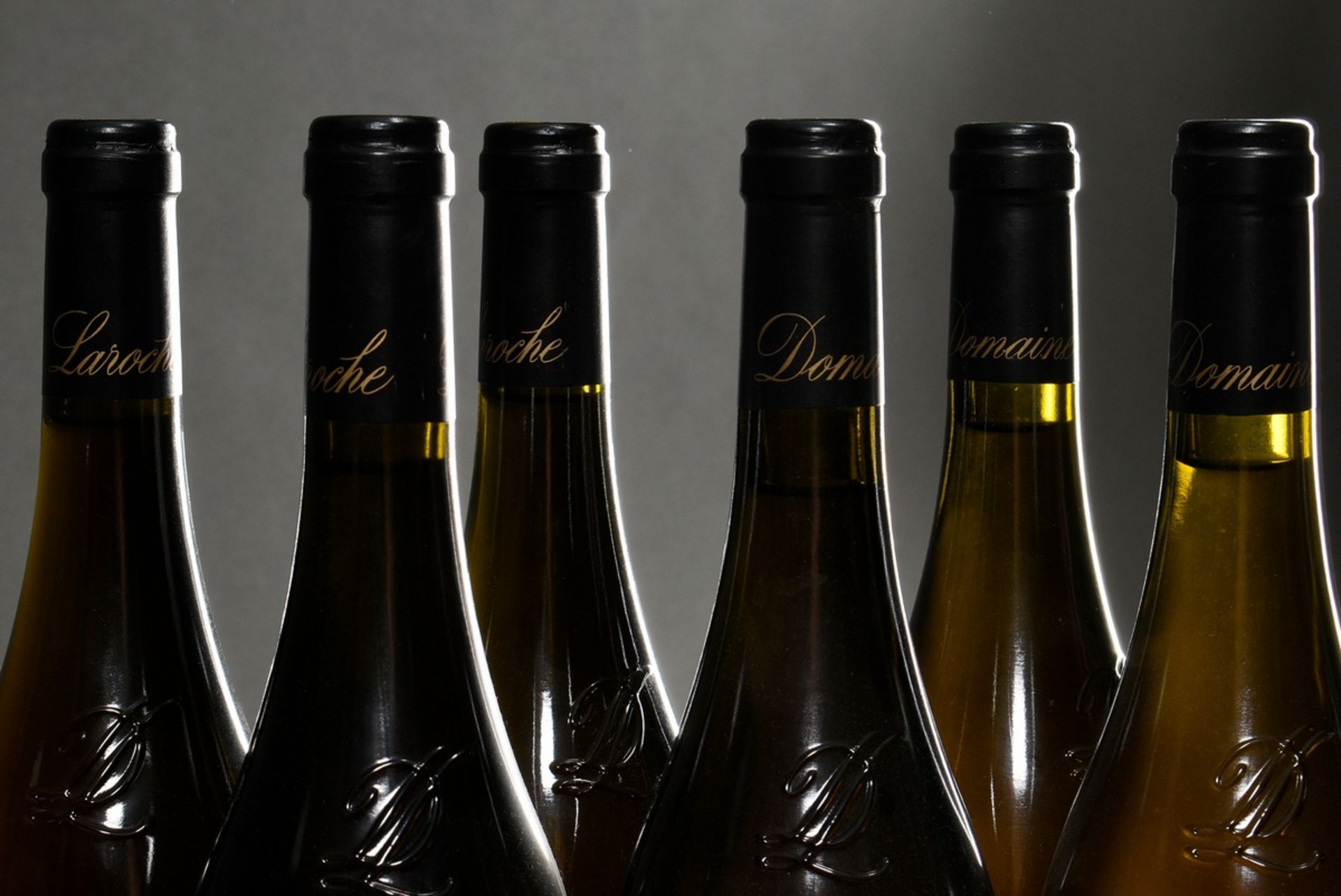 6 Flaschen 1996 Domaine Laroche, Les Fourchaumes, Chablis premier cru, Weißwein, Burgund, Frankreic - Bild 3 aus 4