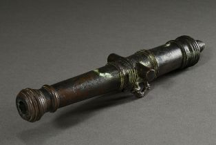 Bronze cannon for firing salutes in front of manor houses or castles, 18th c., l. 36.5cm