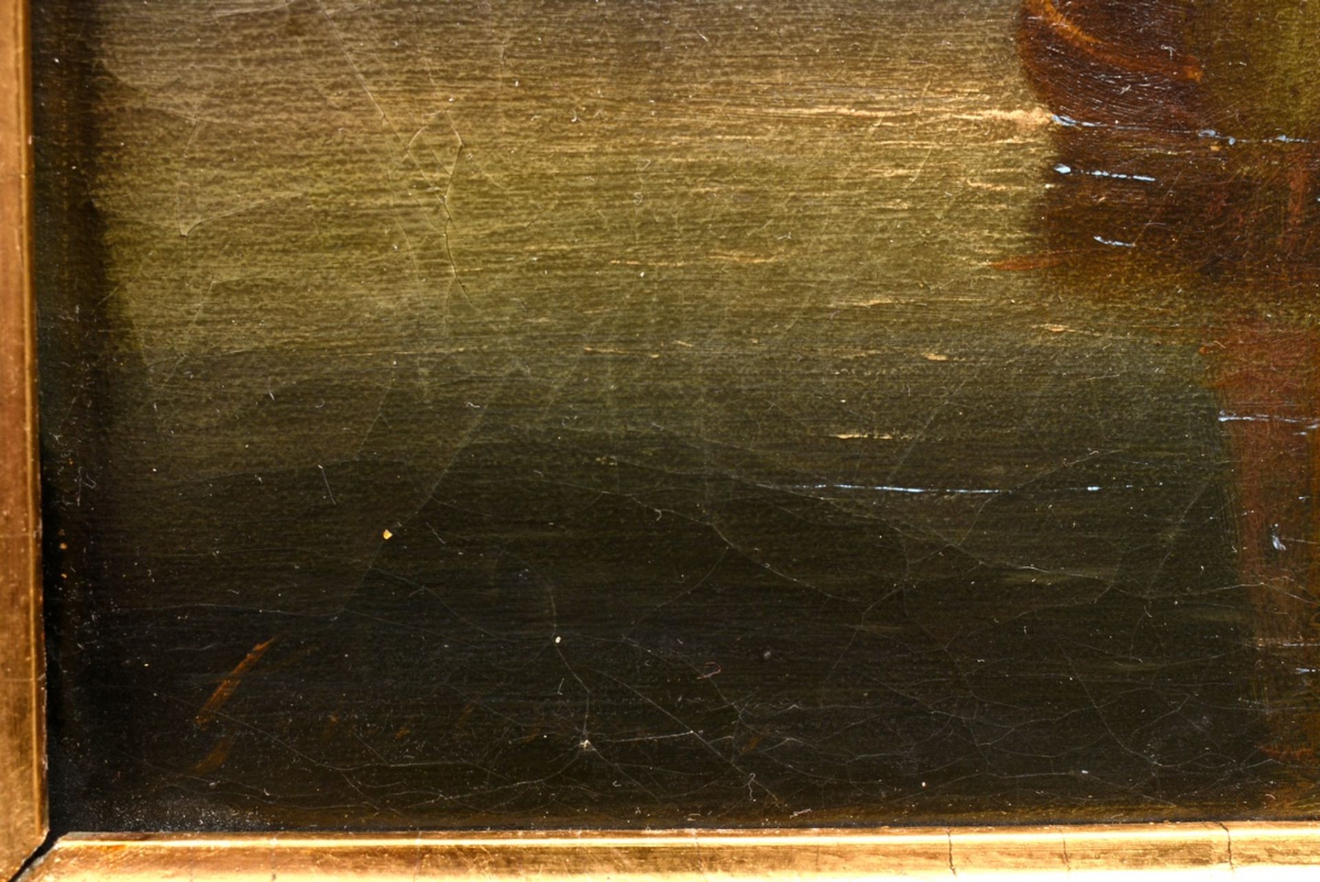 2 Unknown artist of the 18th/19th c. "Dutch Navy Motivs", oil/canvas, each illegibly sign. lower le - Image 3 of 7