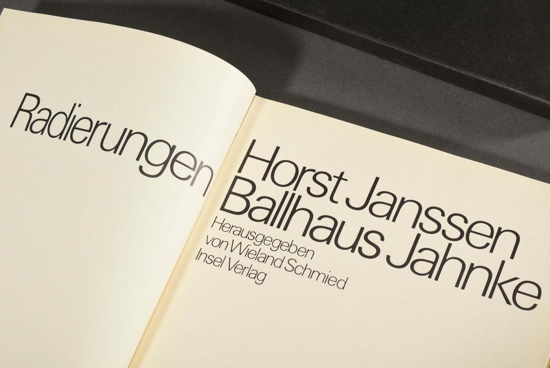 Volume Horst Janssen (1929-1995) "Ballhaus Jahnke, Radierungen" 1969, edited by Wieland Schmied, In - Image 6 of 9