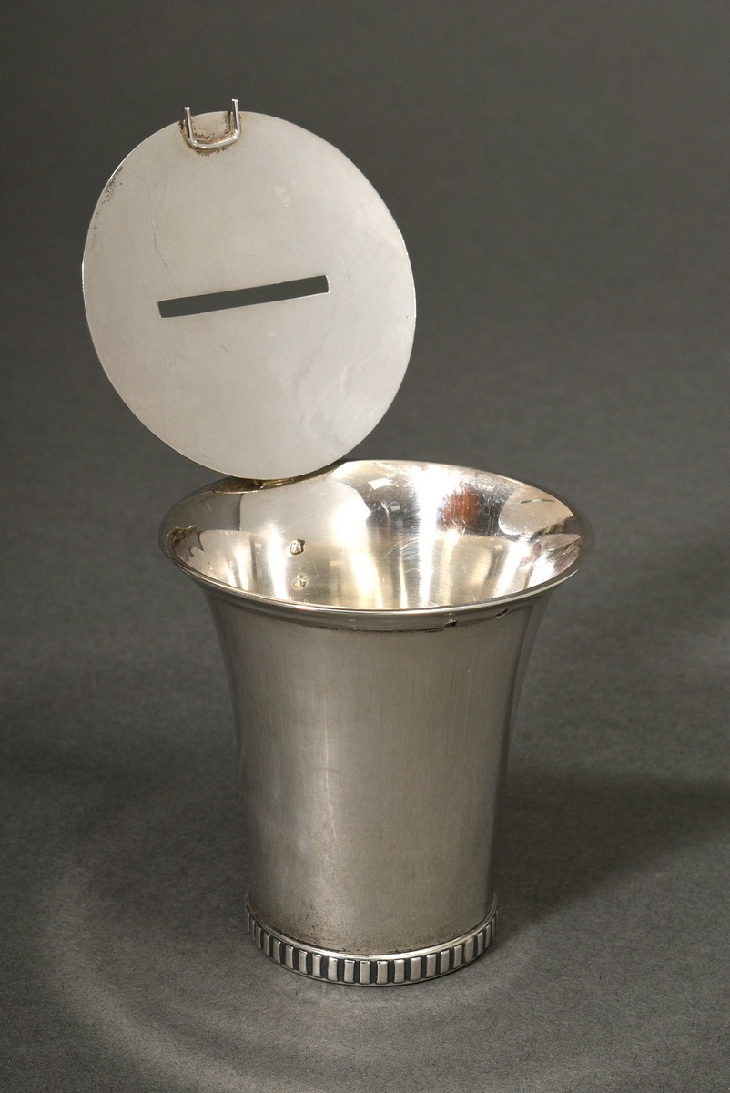 Spardose Aus Naturholz – Mit Transparentem Deckel, 17x4x17 Cm, Lackierbar, Inkl. Acrylat-Deckel
