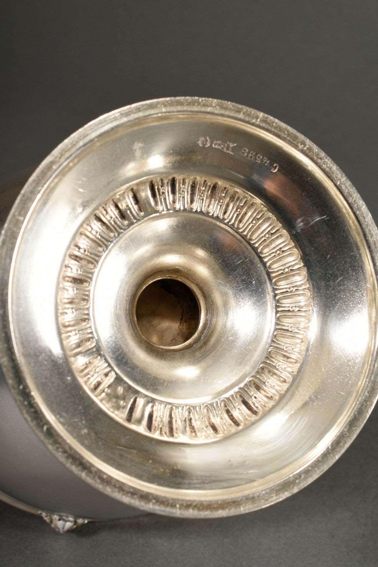 Renaissance-style goblet bowl with raised handles on both sides on a round foot, all-round ornament - Image 5 of 6