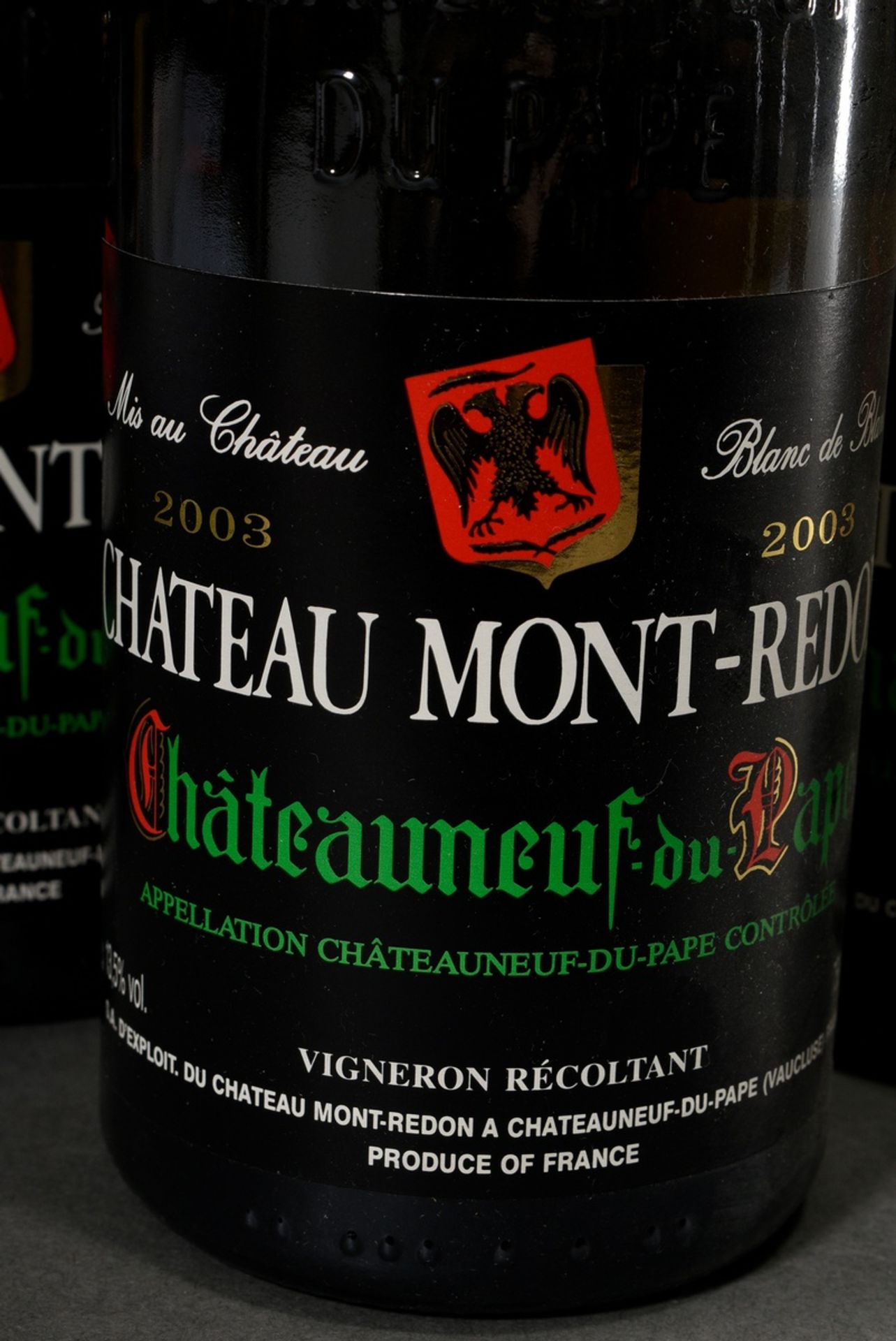 16 Flaschen 2003 Chateau Mont-Redon, Chateauneuf du Pape blanc, Weißwein, Rhone, Frankreich, 0,75l, - Bild 2 aus 4